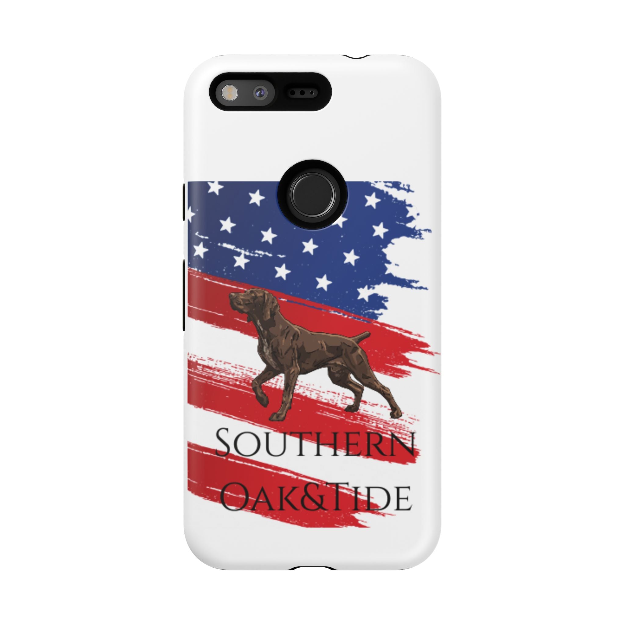 American Flag Pointer Dog phone case | Tough Cases