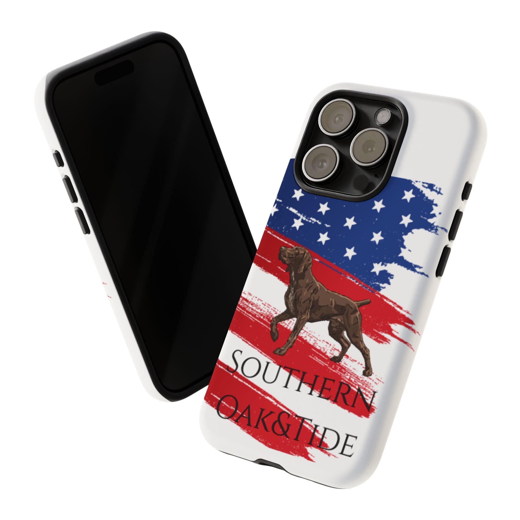 American Flag Pointer Dog phone case | Tough Cases