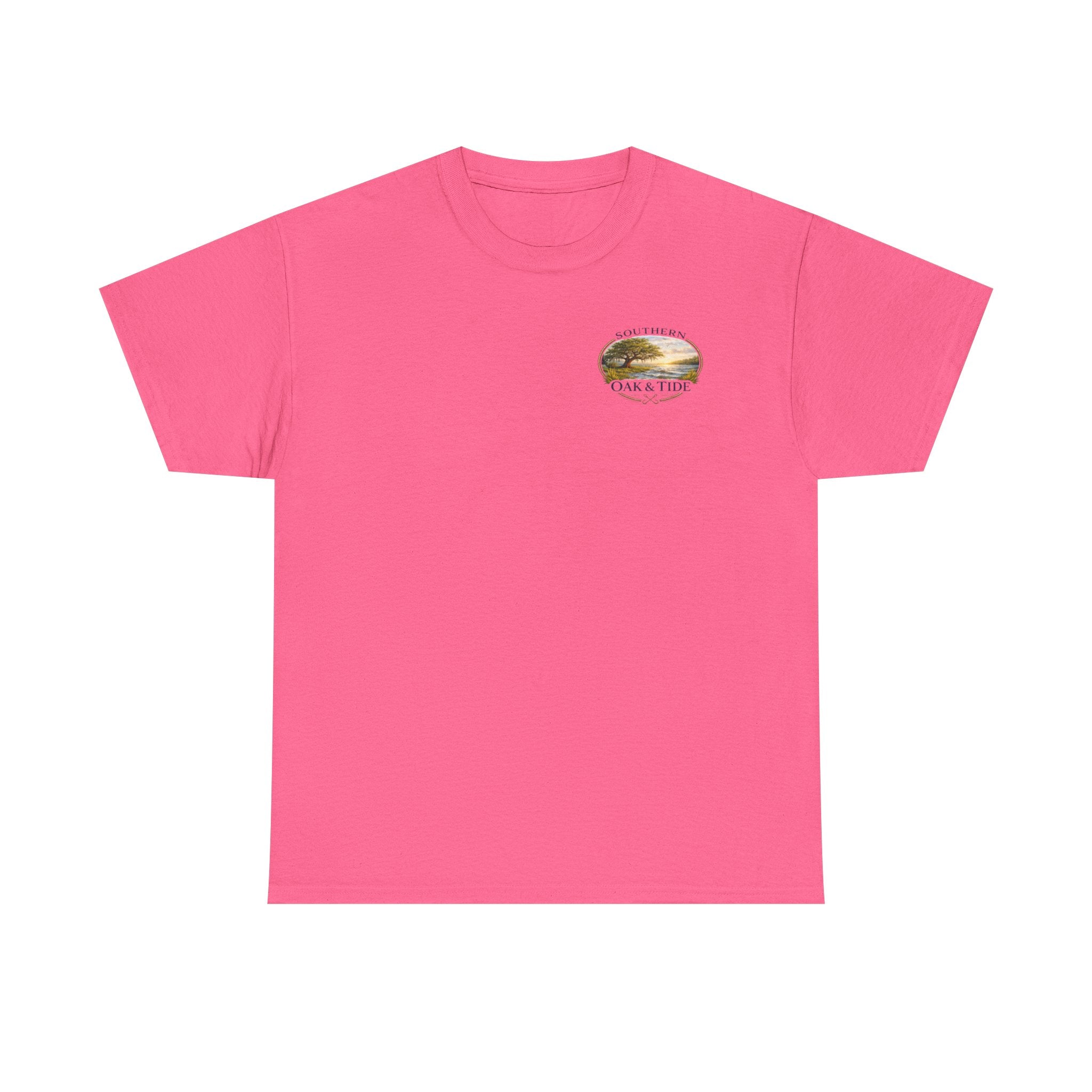 Unisex Heavy Cotton Tee(American flag with duck & dog)