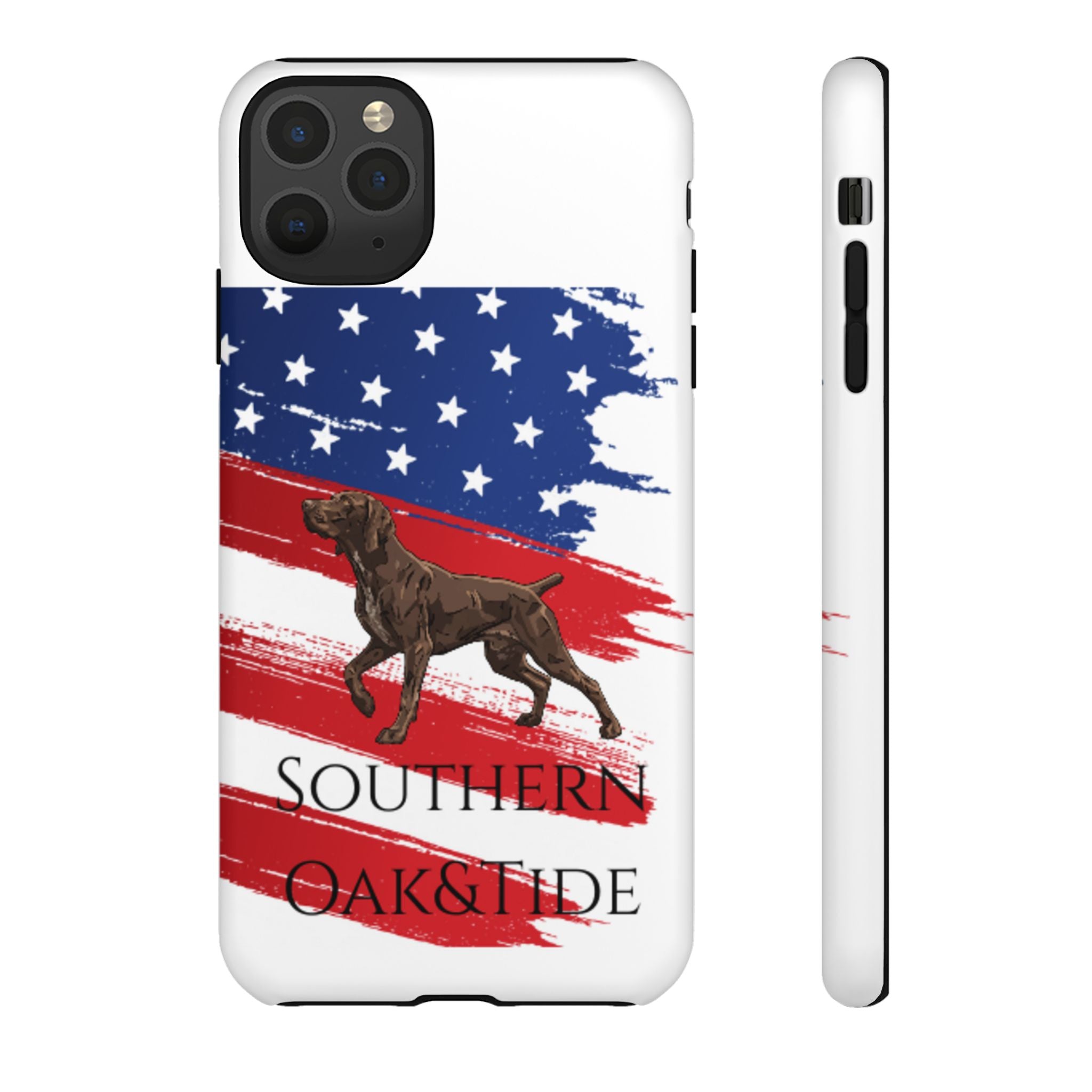 American Flag Pointer Dog phone case | Tough Cases