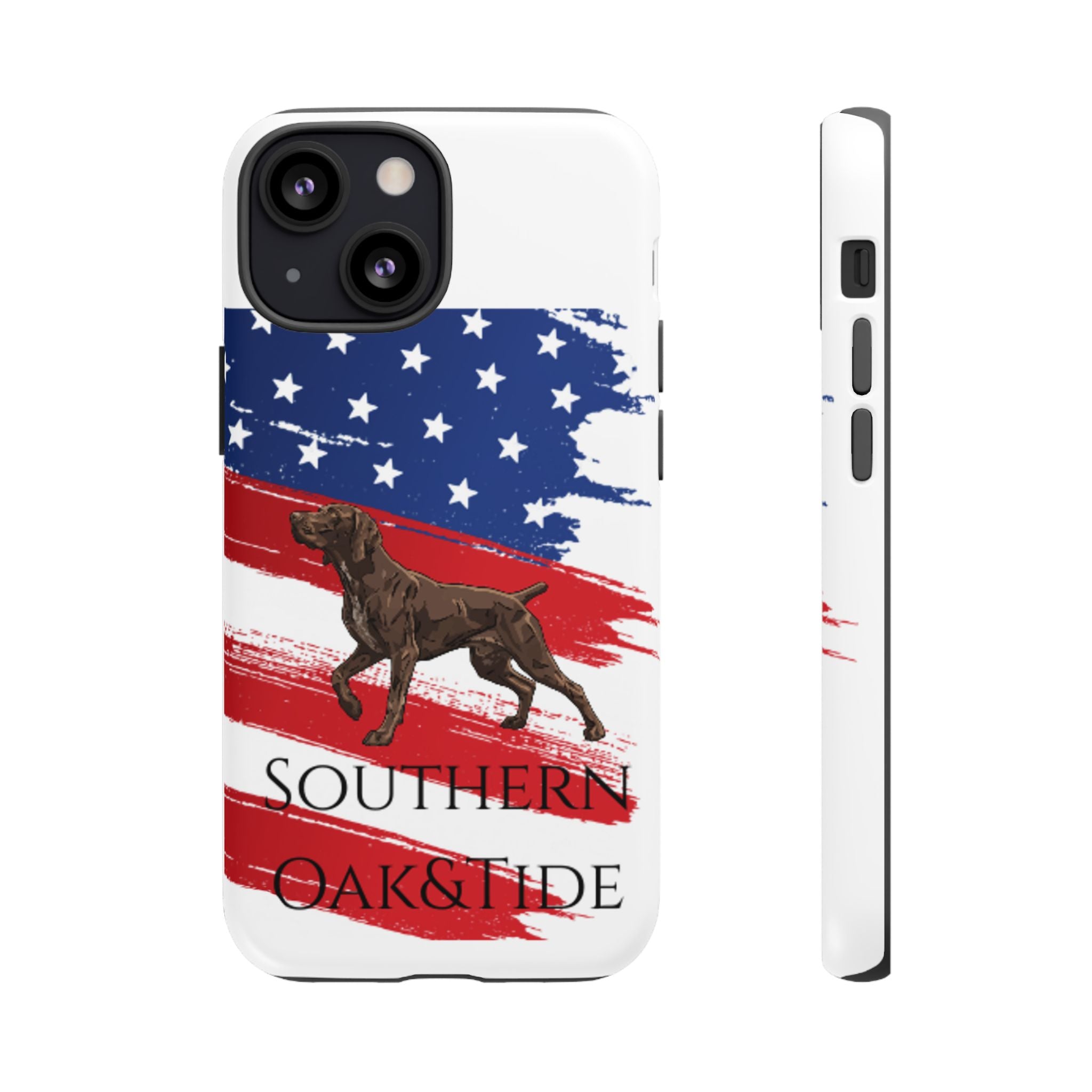 American Flag Pointer Dog phone case | Tough Cases