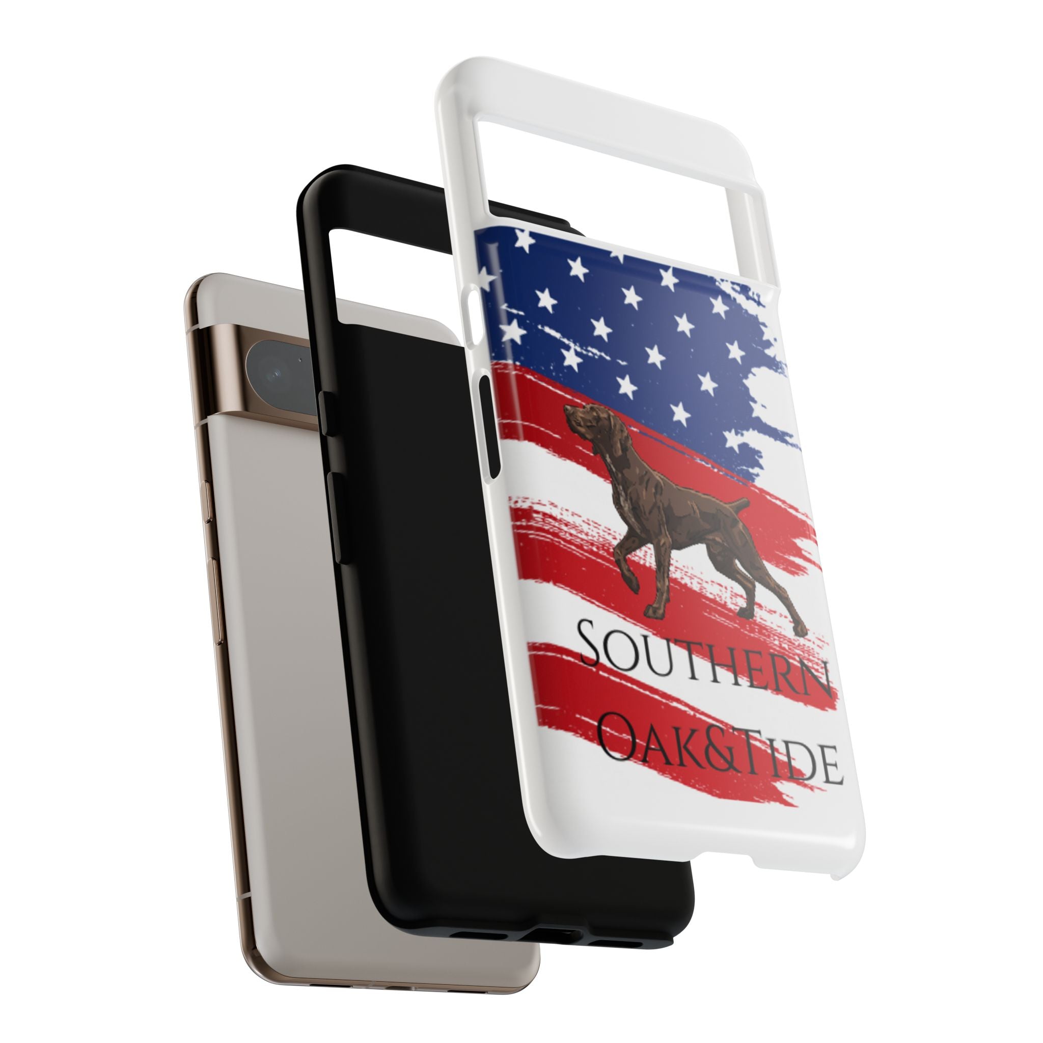 American Flag Pointer Dog phone case | Tough Cases