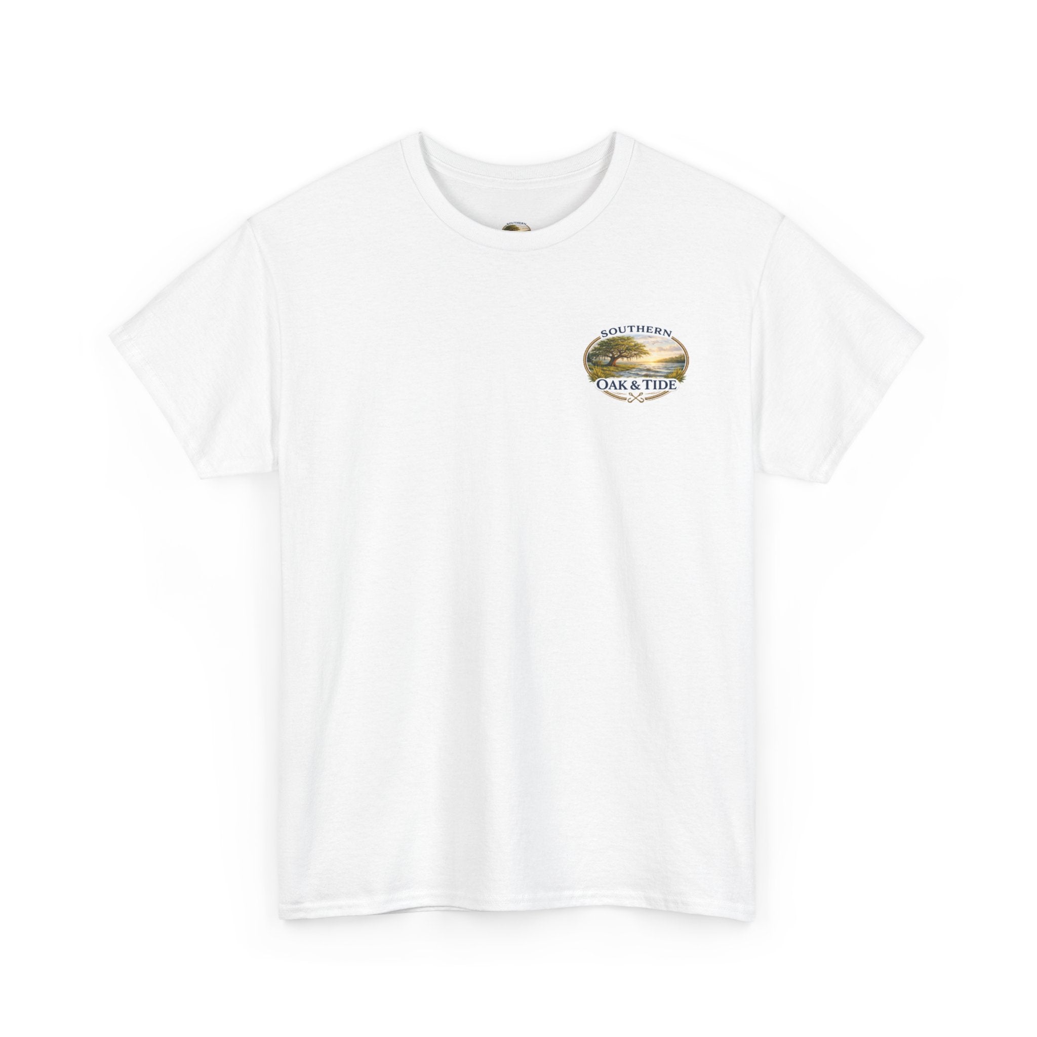 Unisex Heavy Cotton Tee(ducks on water)