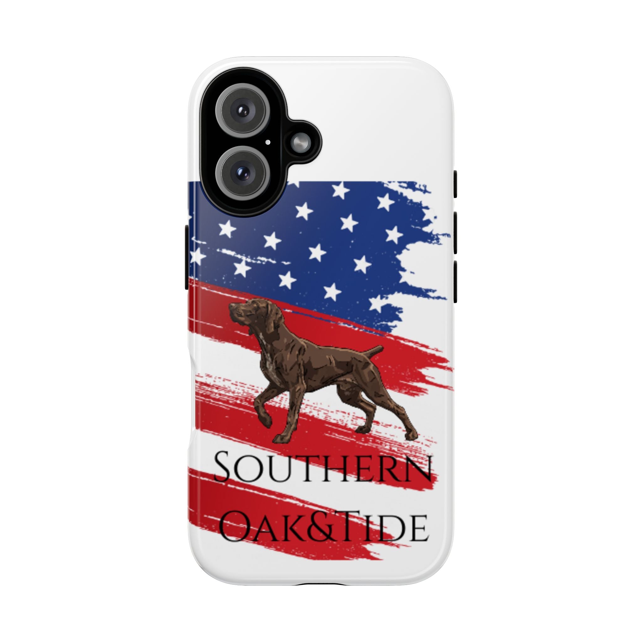 American Flag Pointer Dog phone case | Tough Cases