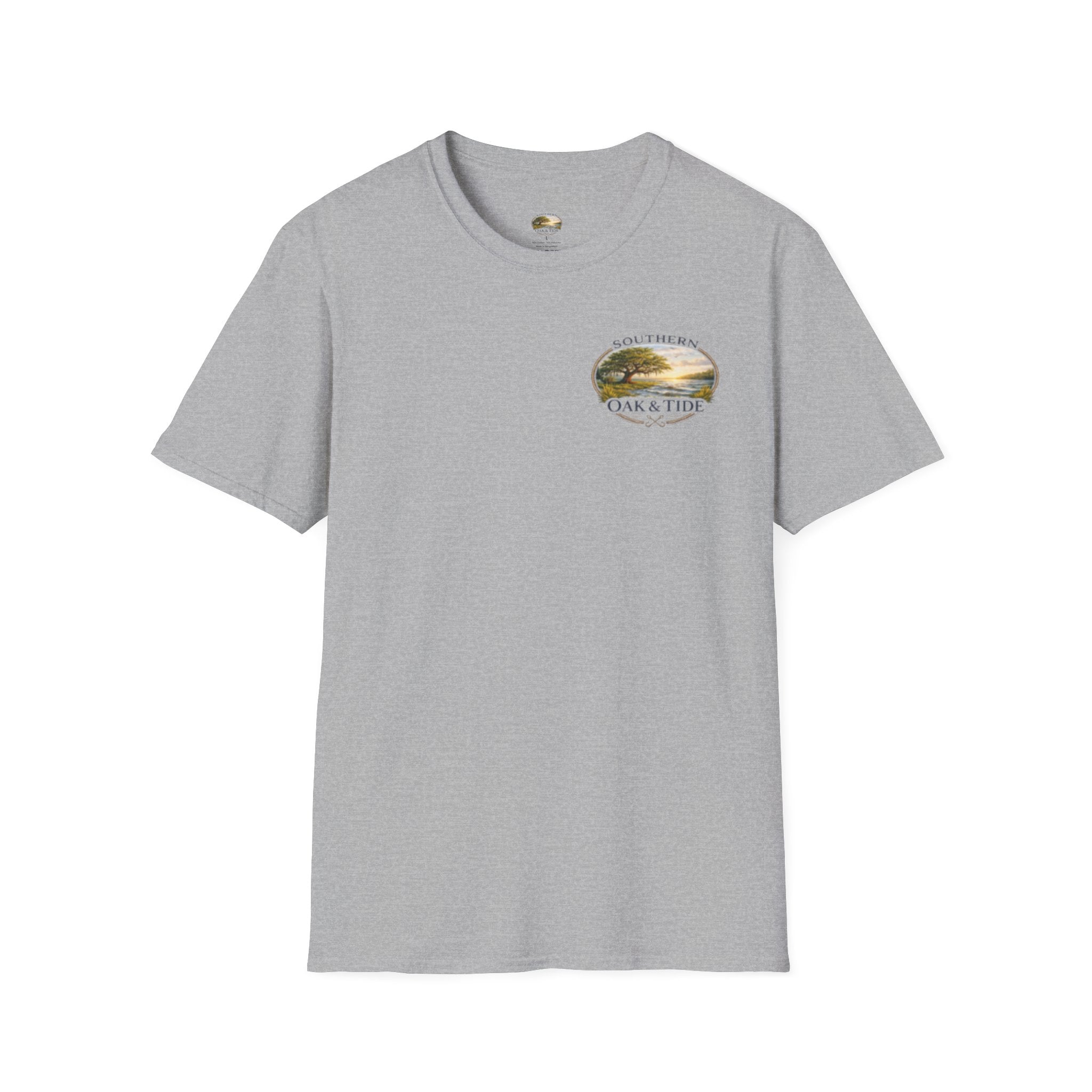 Southern Oak & Tide T-Shirt | Coastal Marsh Design, Logo Tee
