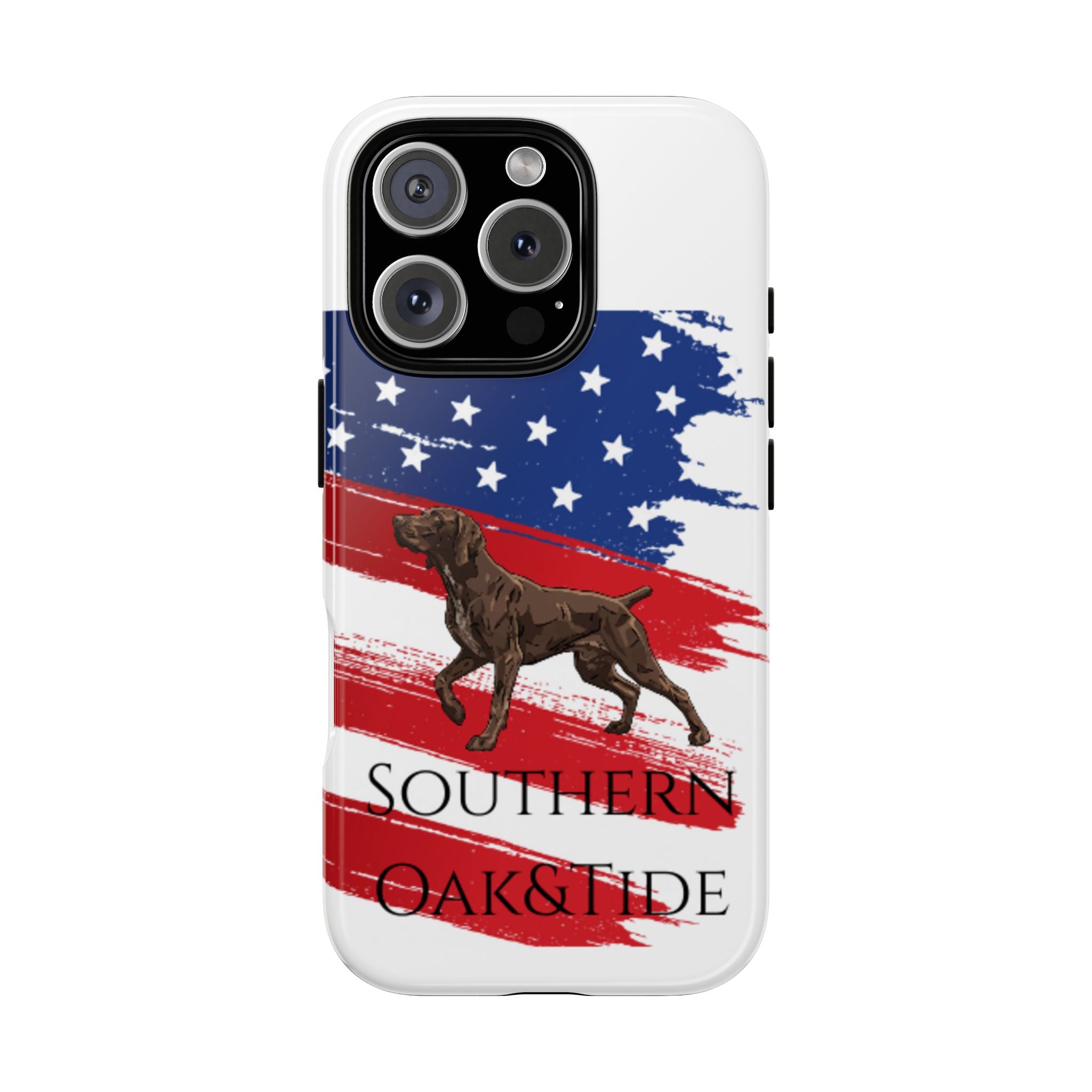 American Flag Pointer Dog phone case | Tough Cases