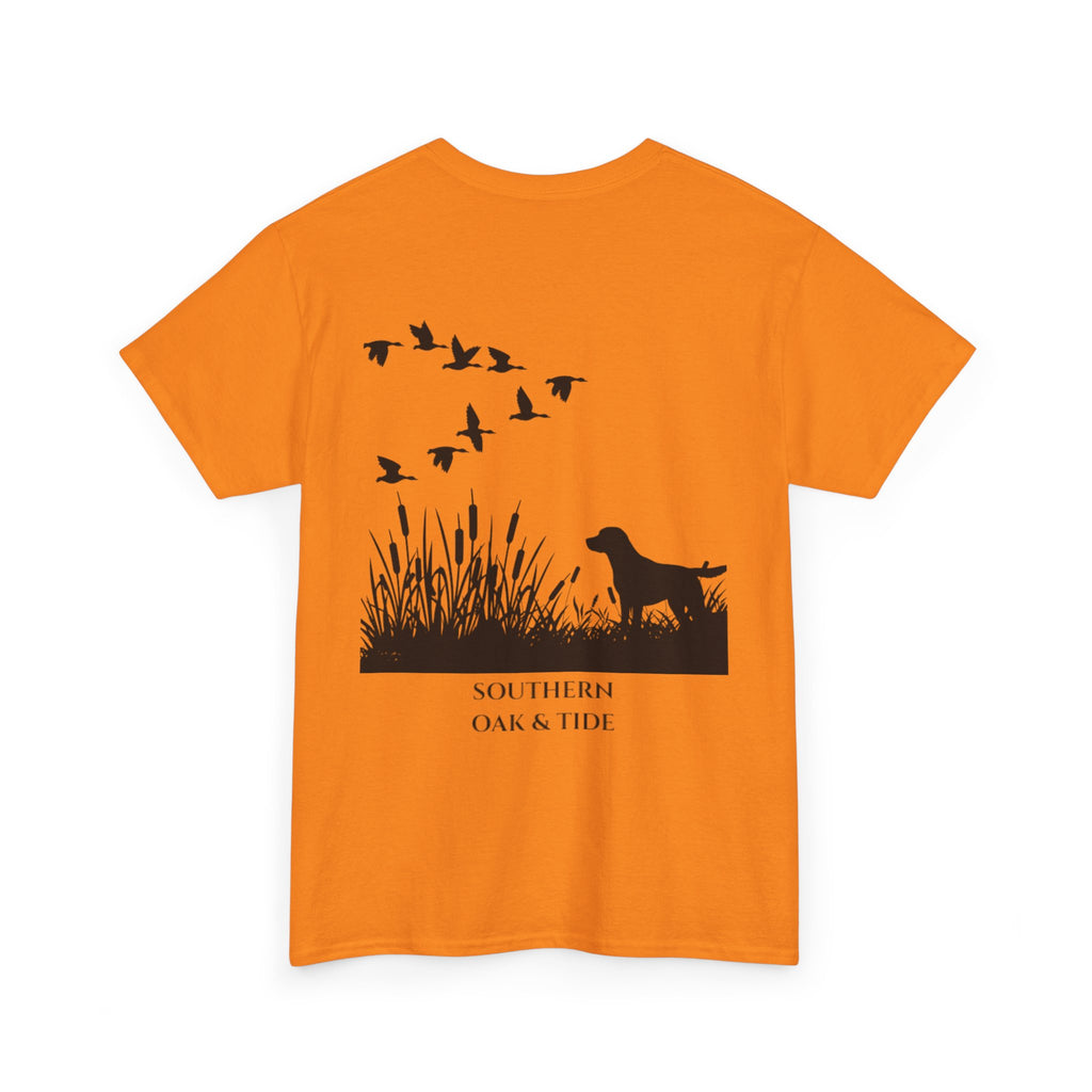 Unisex Heavy Cotton Tee (dog & ducks)