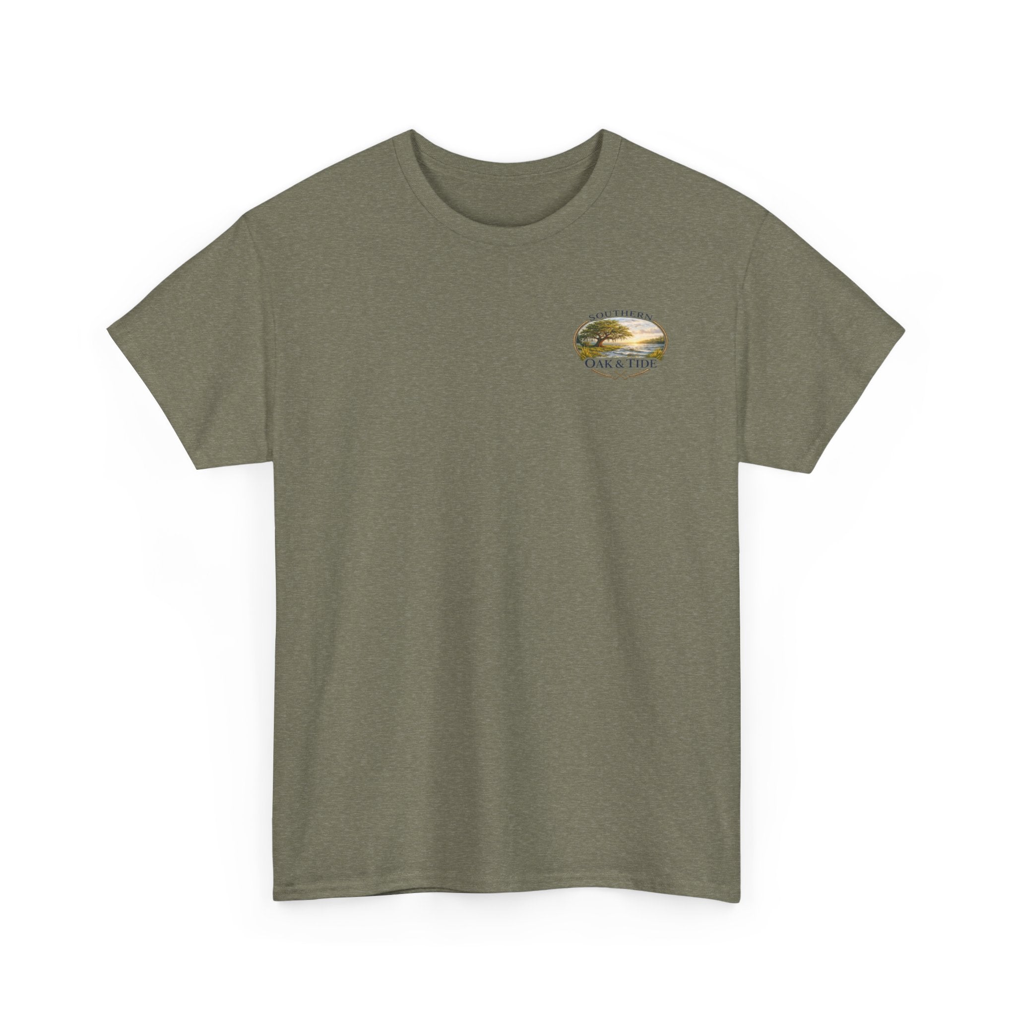 Unisex Heavy Cotton Tee (dog & ducks)