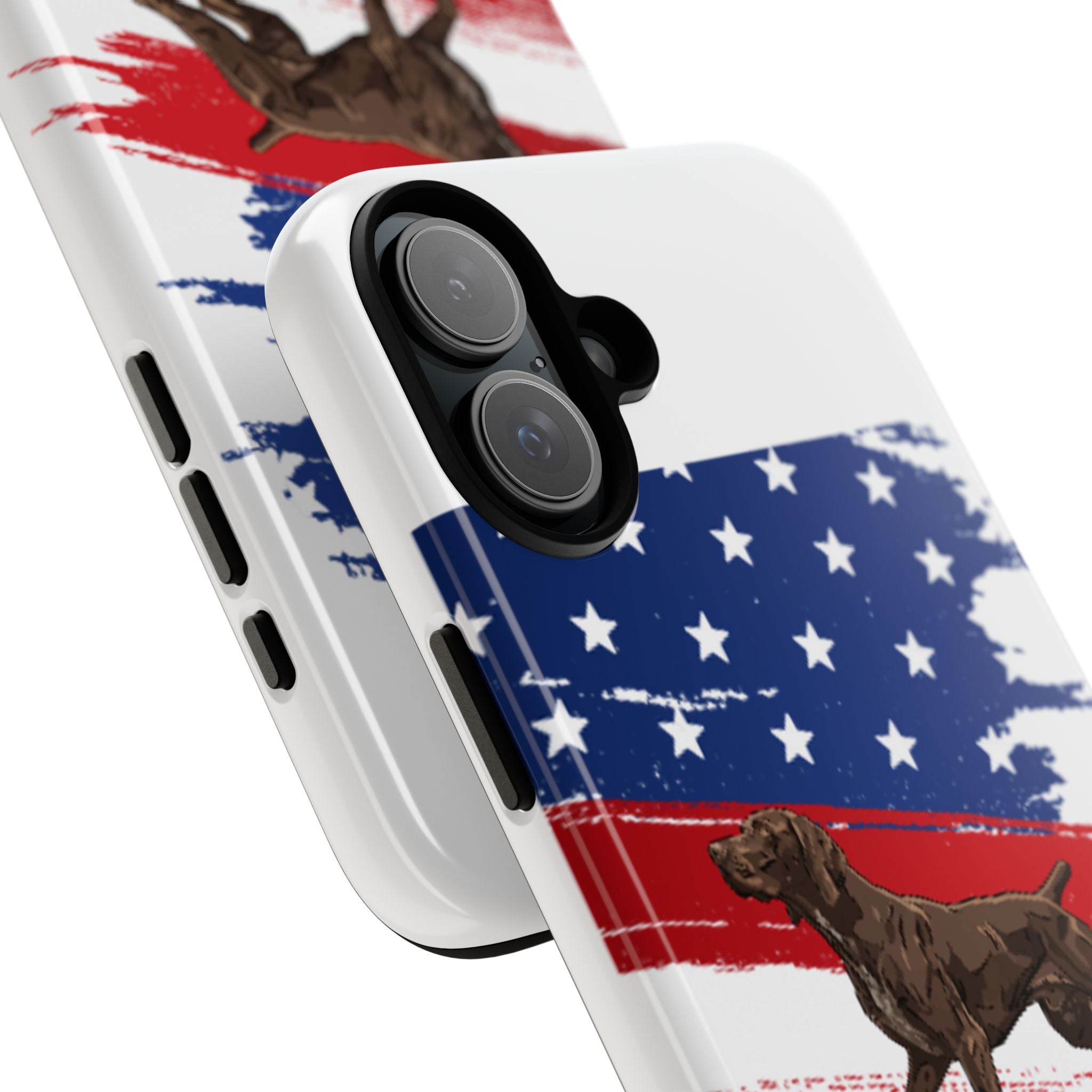 American Flag Pointer Dog phone case | Tough Cases