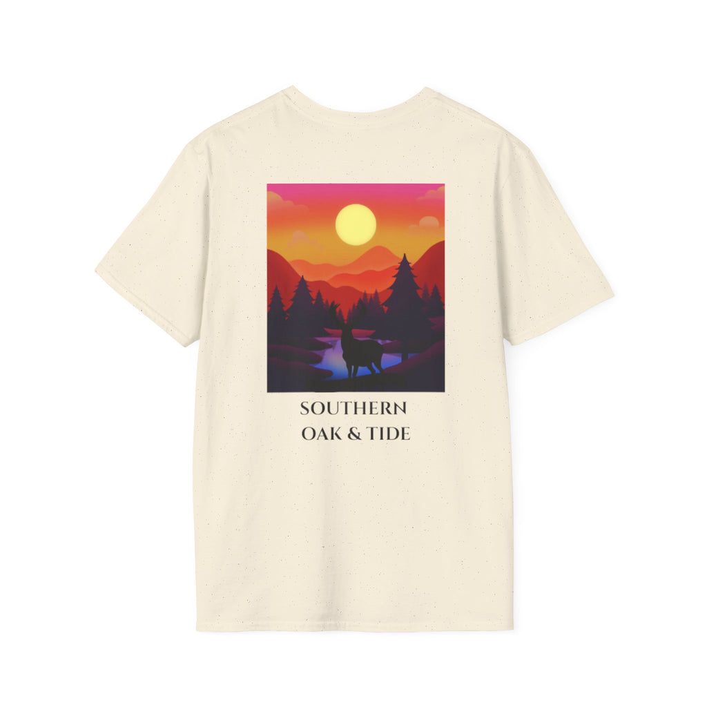 Sunset Mountain Landscape T-Shirt | Southern Oak & Tide