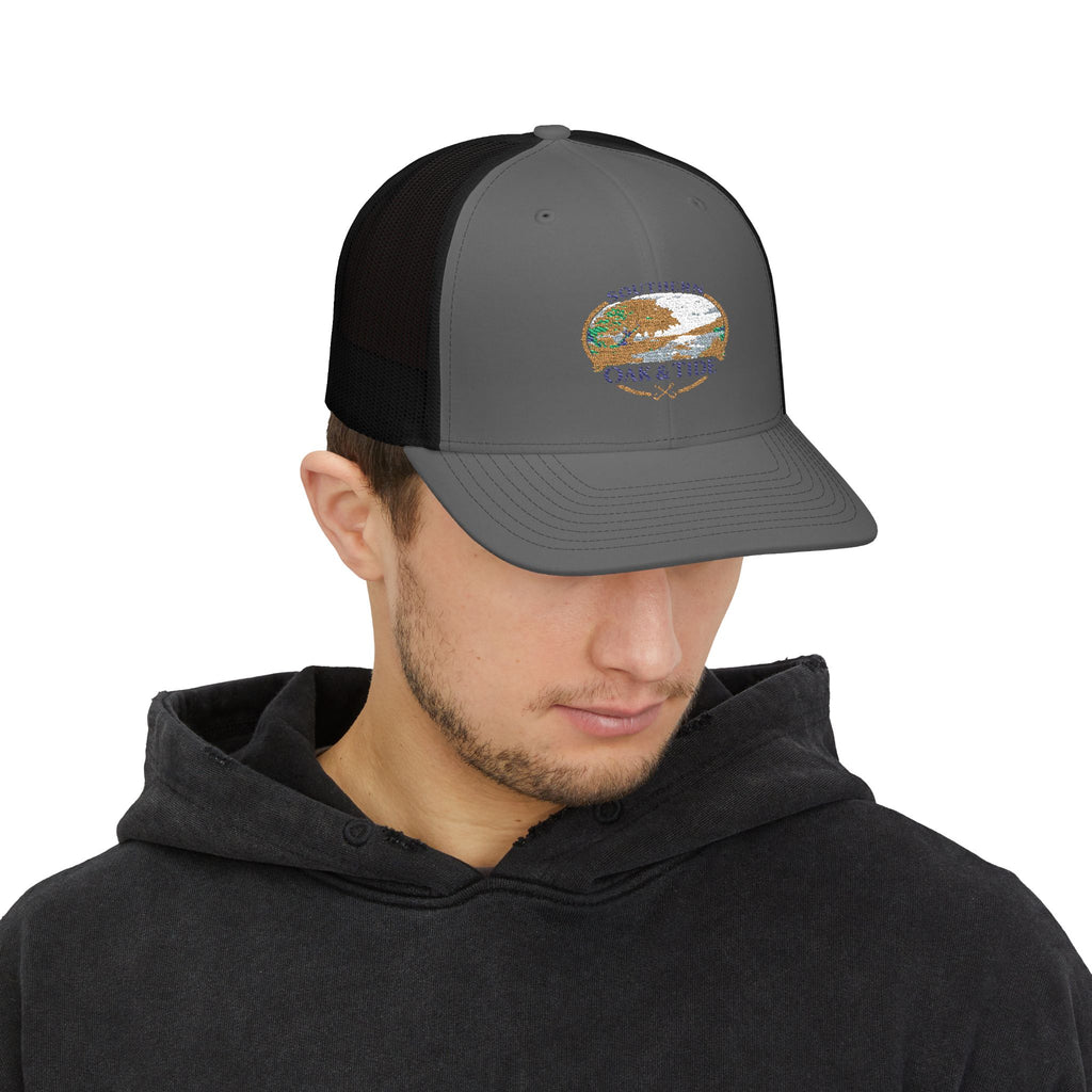 Trucker Cap  Oak & Tide Beach Sunset Embroidered Snapback