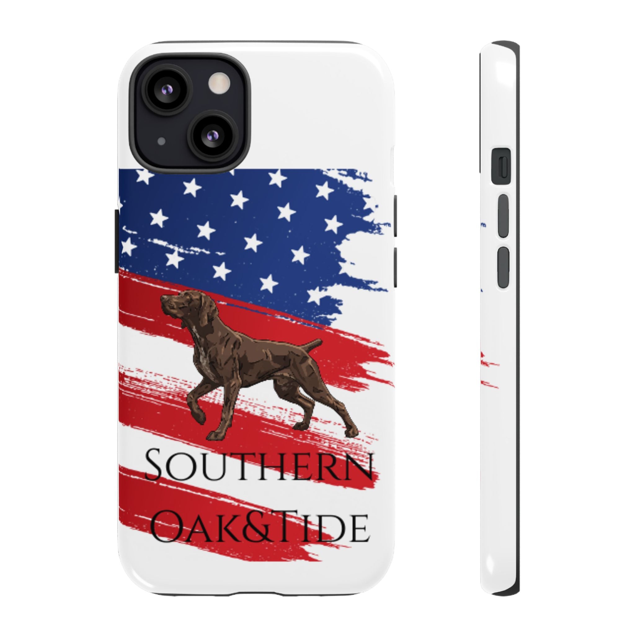 American Flag Pointer Dog phone case | Tough Cases