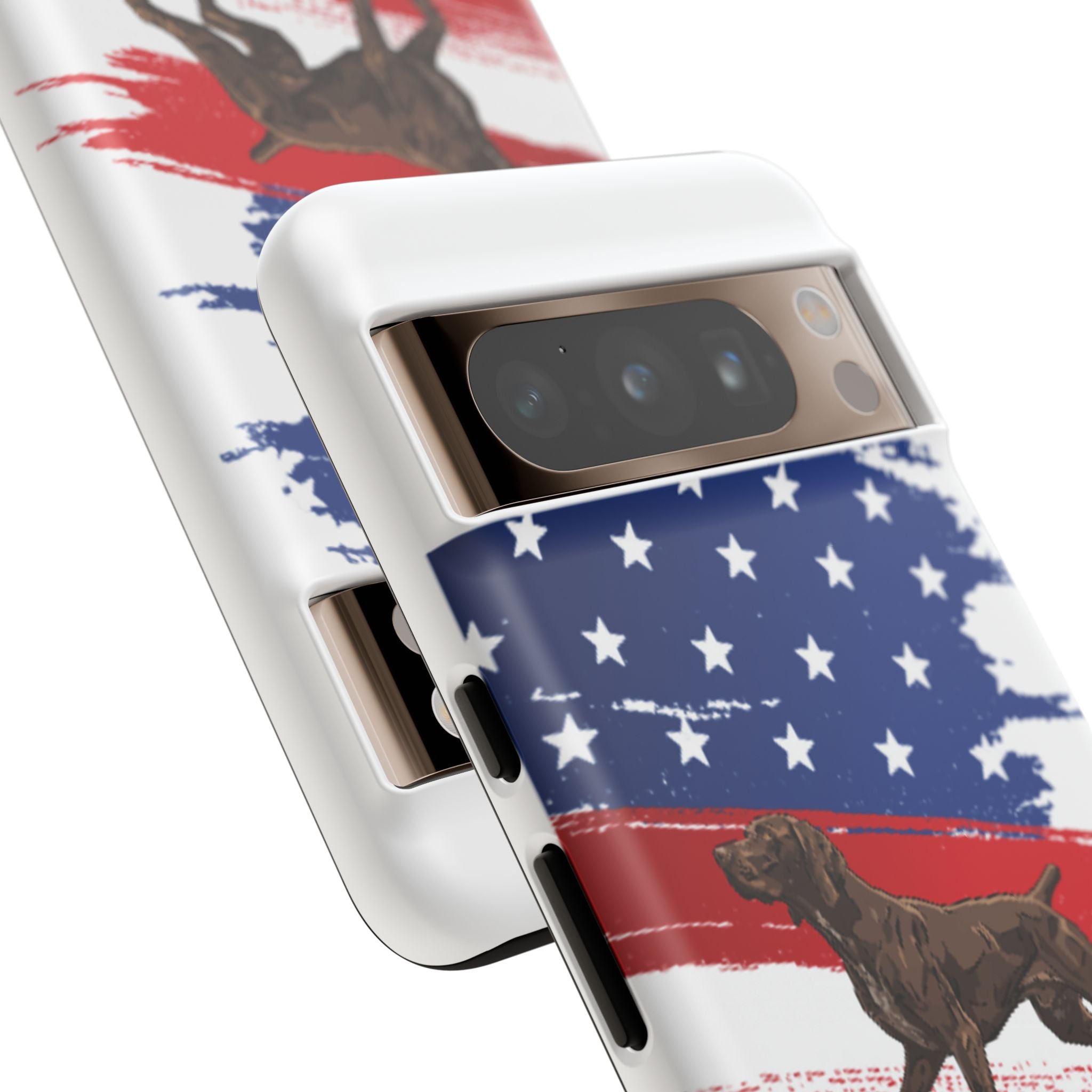 American Flag Pointer Dog phone case | Tough Cases