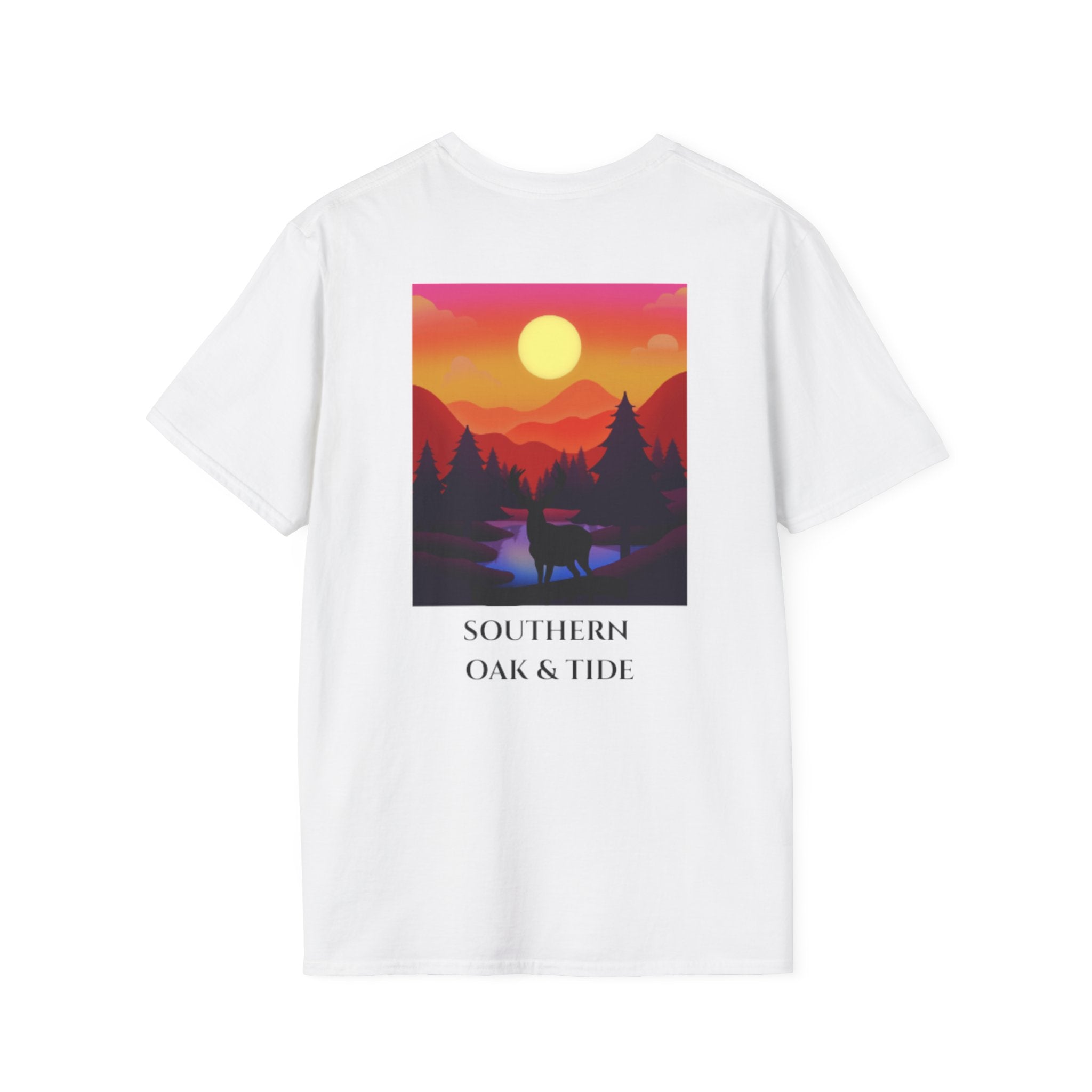 Sunset Mountain Landscape T-Shirt | Southern Oak & Tide