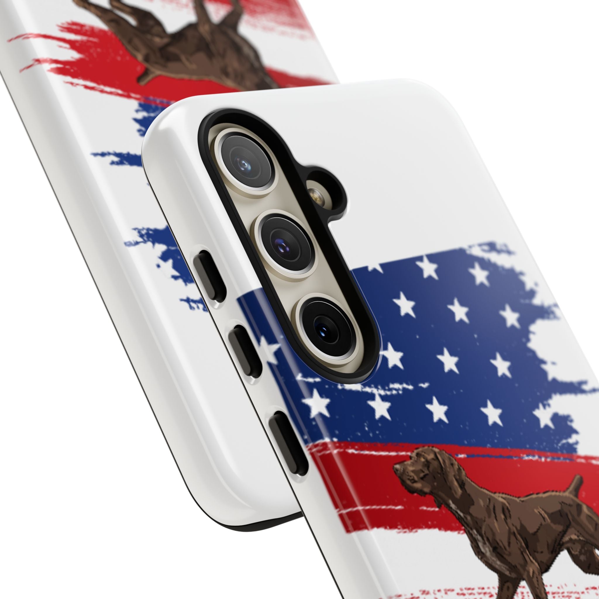 American Flag Pointer Dog phone case | Tough Cases