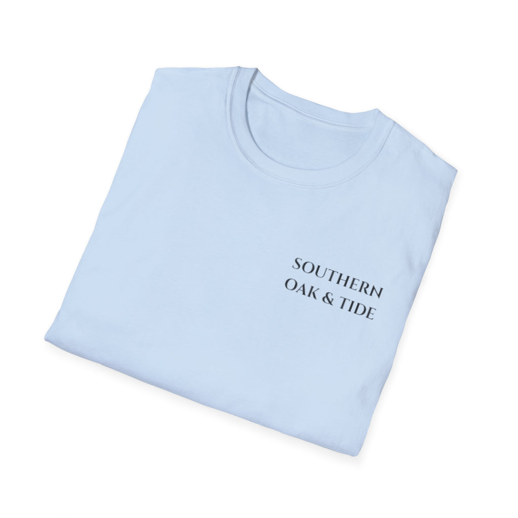 Patriotic Hunting Dog T-Shirt – “Southern Oak & Tide” USA Flag Tee