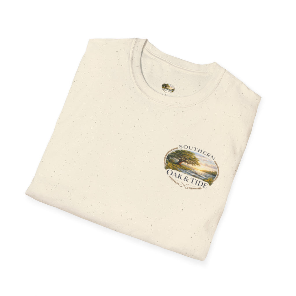 Southern Oak & Tide T-Shirt | Coastal Marsh Design, Logo Tee