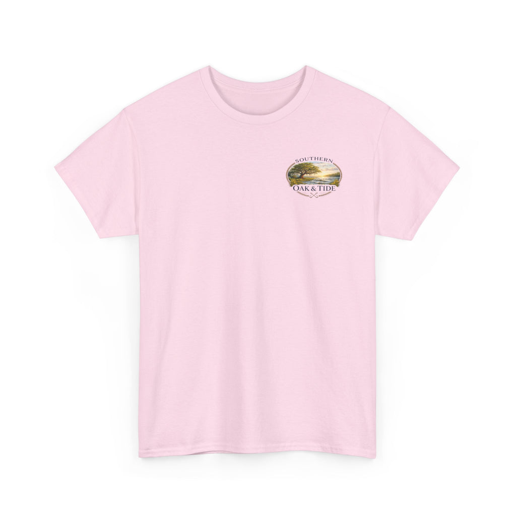 Unisex Heavy Cotton Tee(American flag with duck & dog)