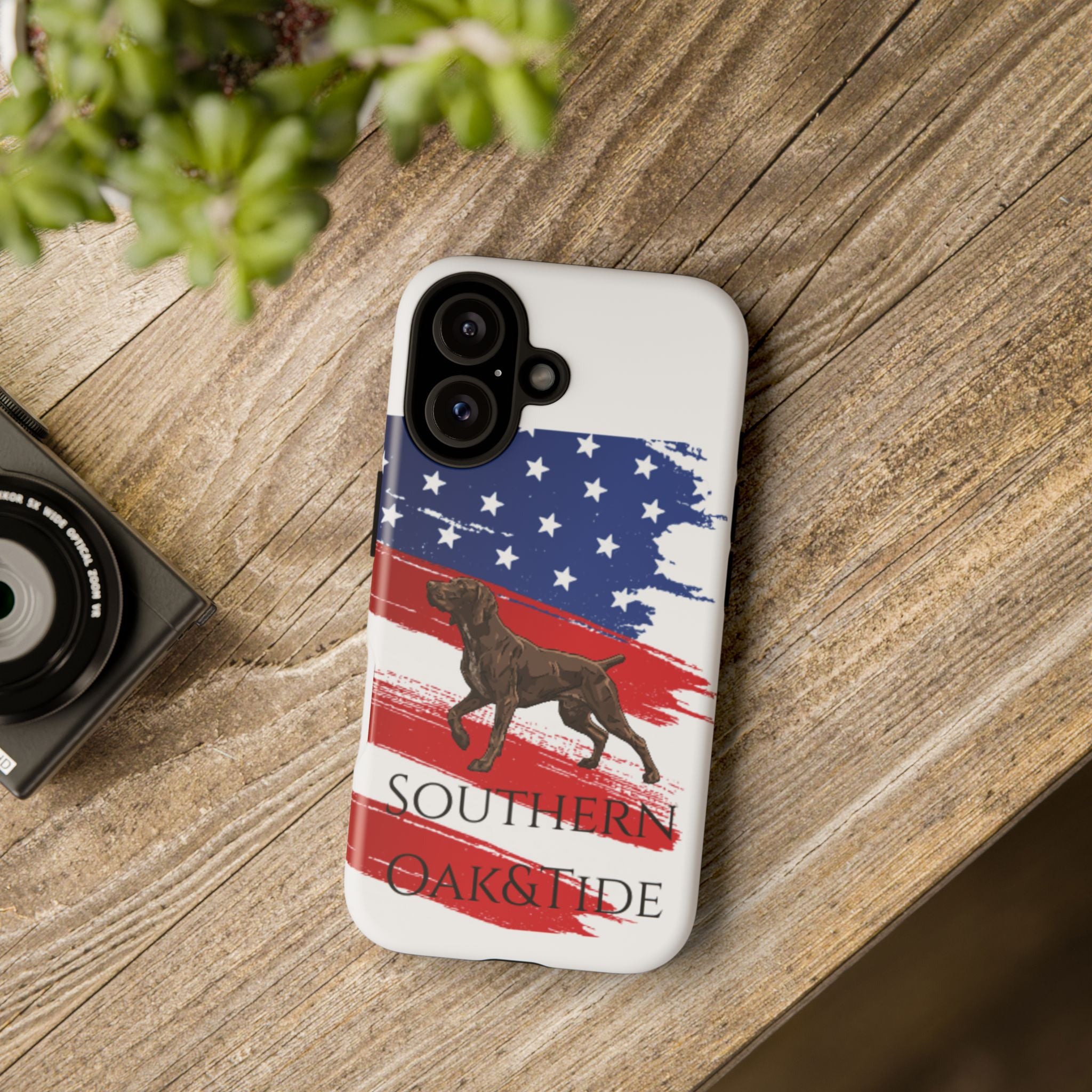 American Flag Pointer Dog phone case | Tough Cases