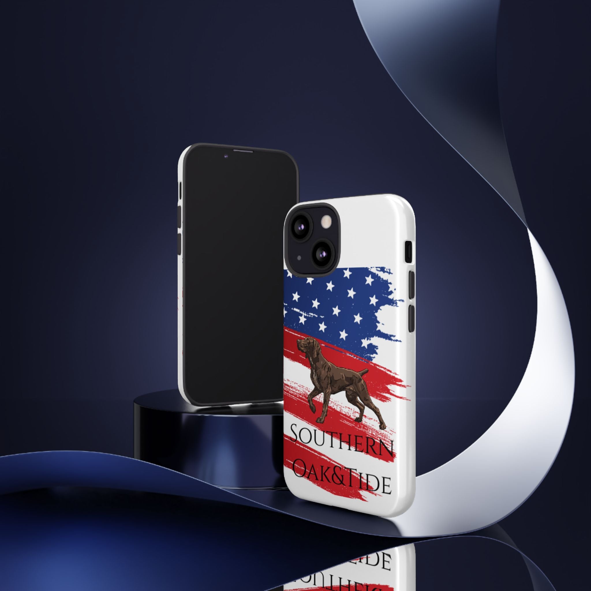 American Flag Pointer Dog phone case | Tough Cases