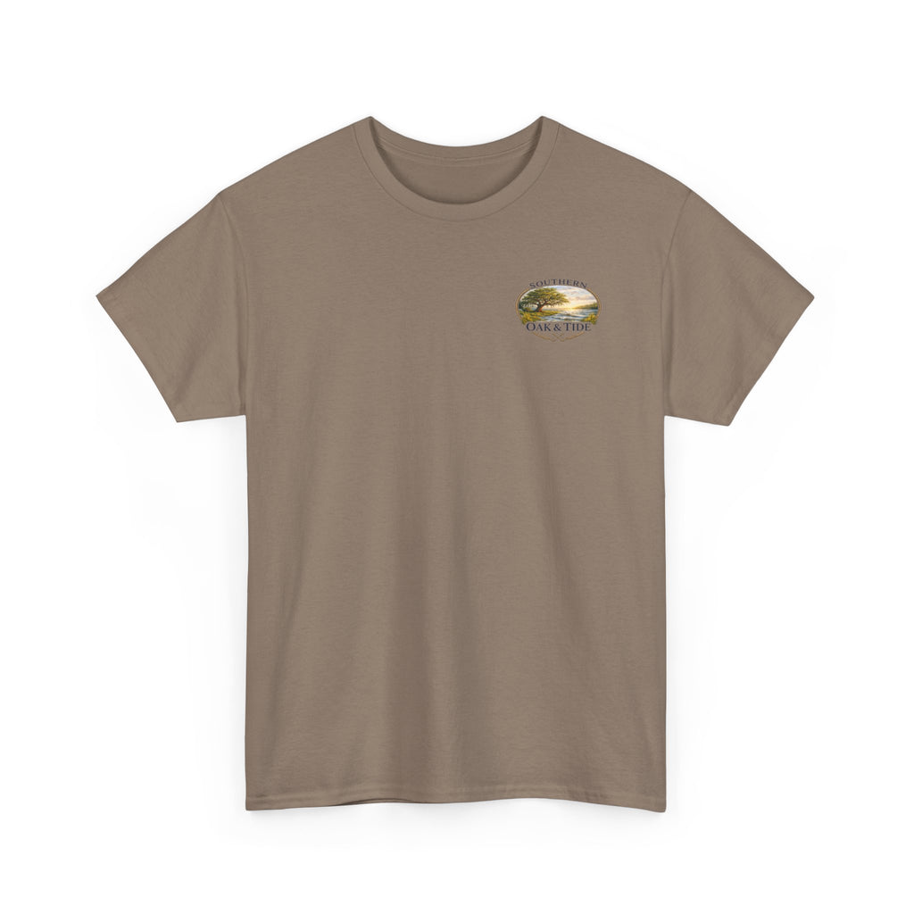 Unisex Heavy Cotton Tee (dog & ducks)
