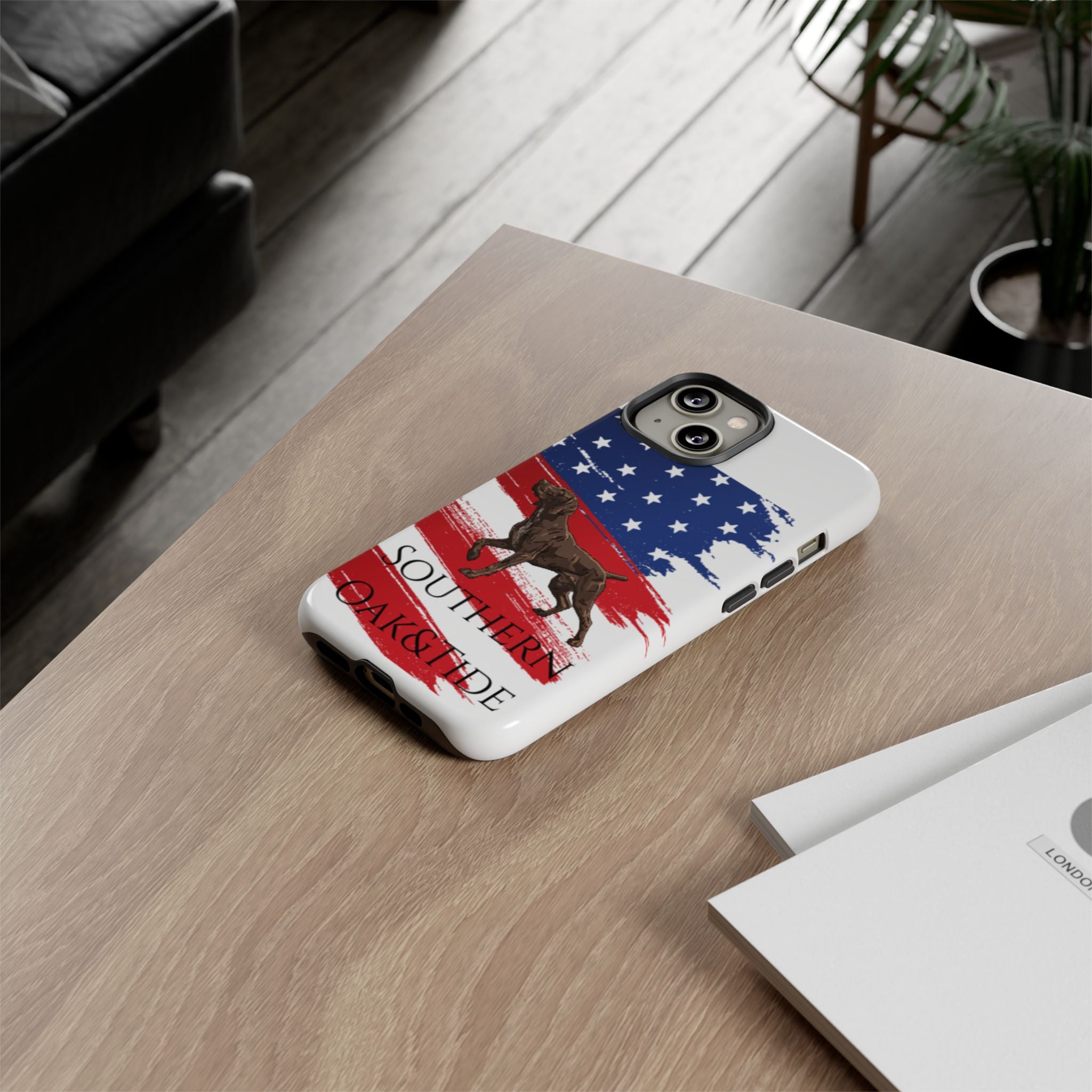 American Flag Pointer Dog phone case | Tough Cases