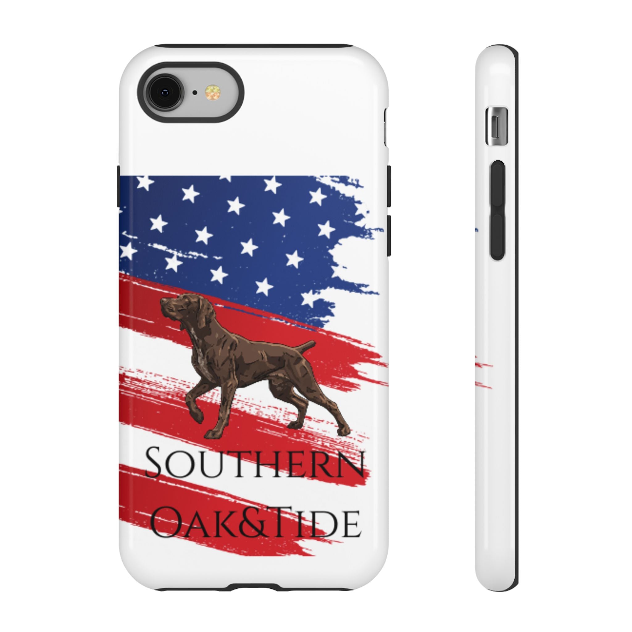 American Flag Pointer Dog phone case | Tough Cases