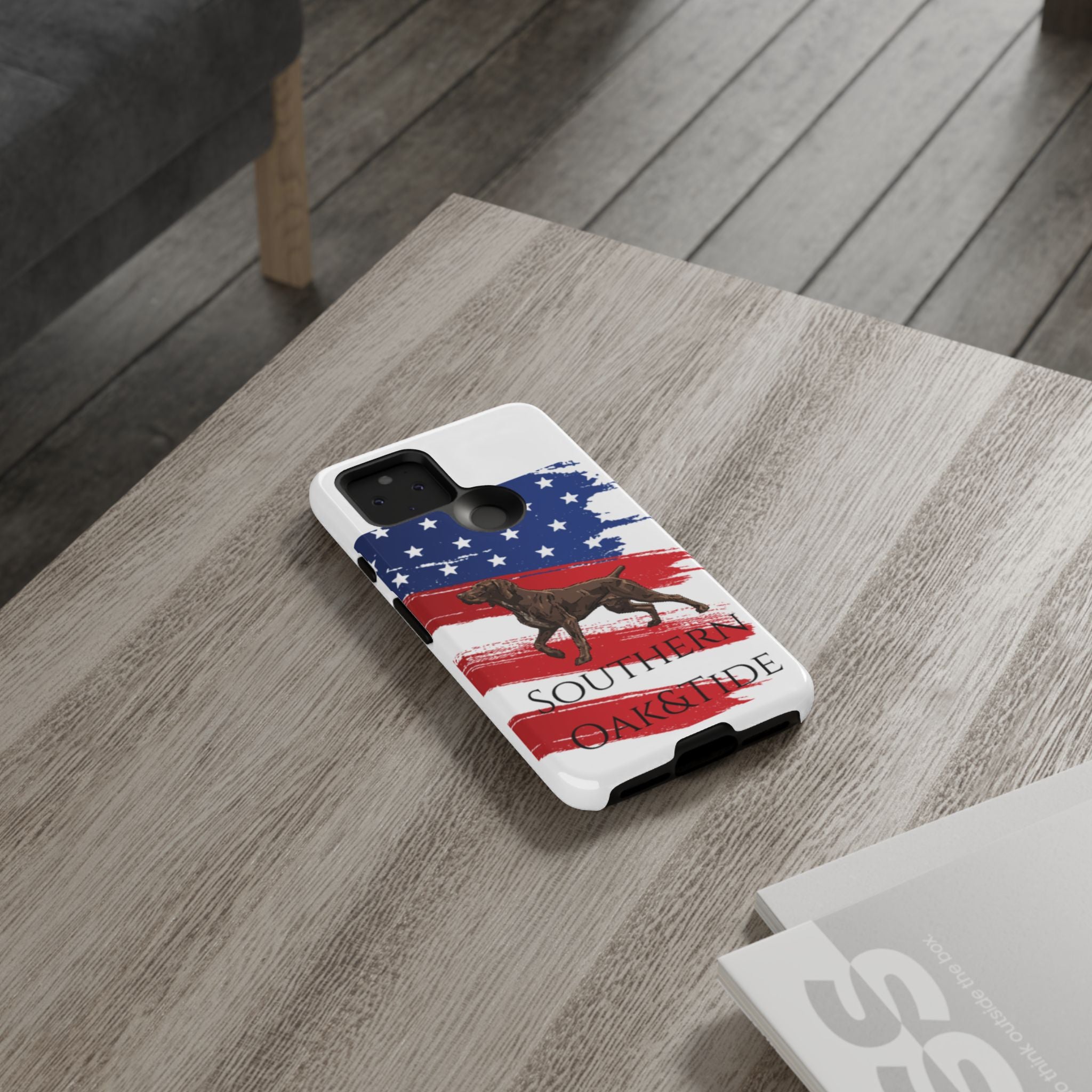 American Flag Pointer Dog phone case | Tough Cases