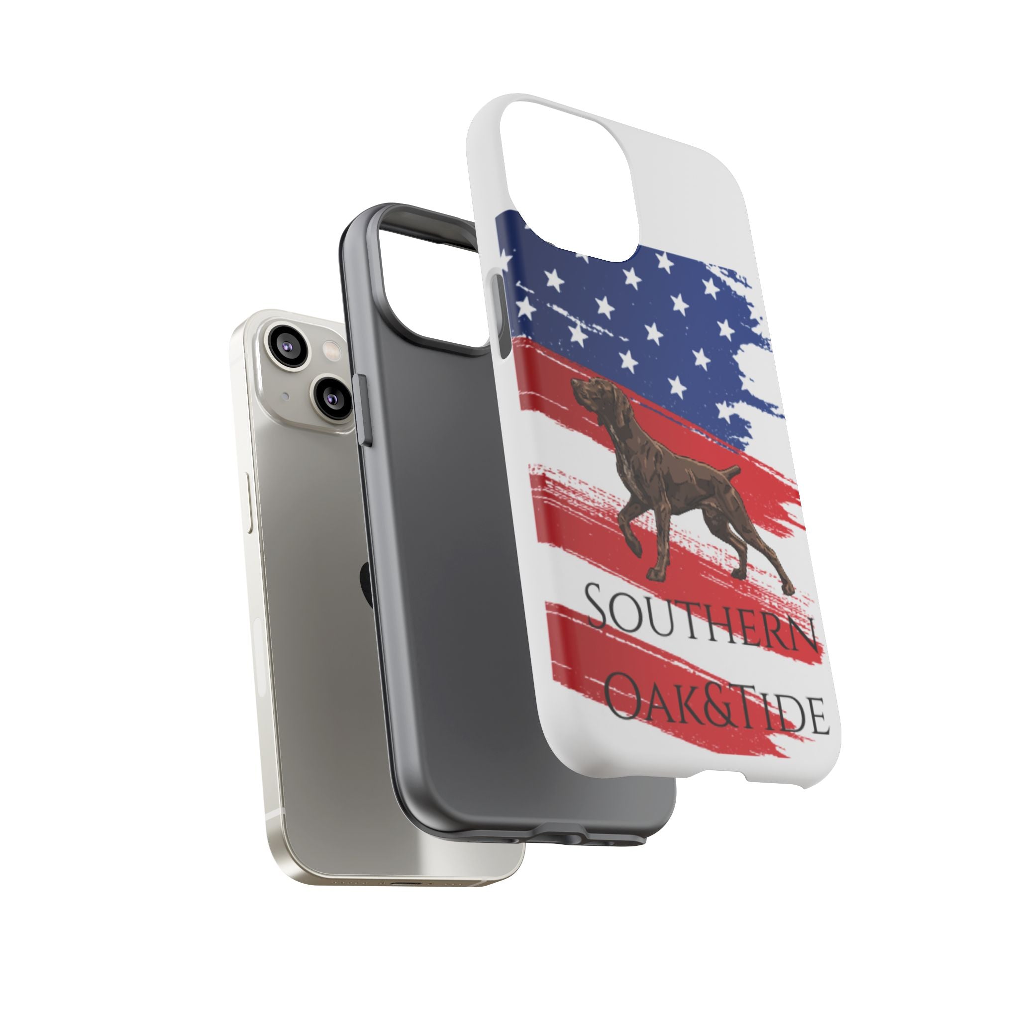 American Flag Pointer Dog phone case | Tough Cases