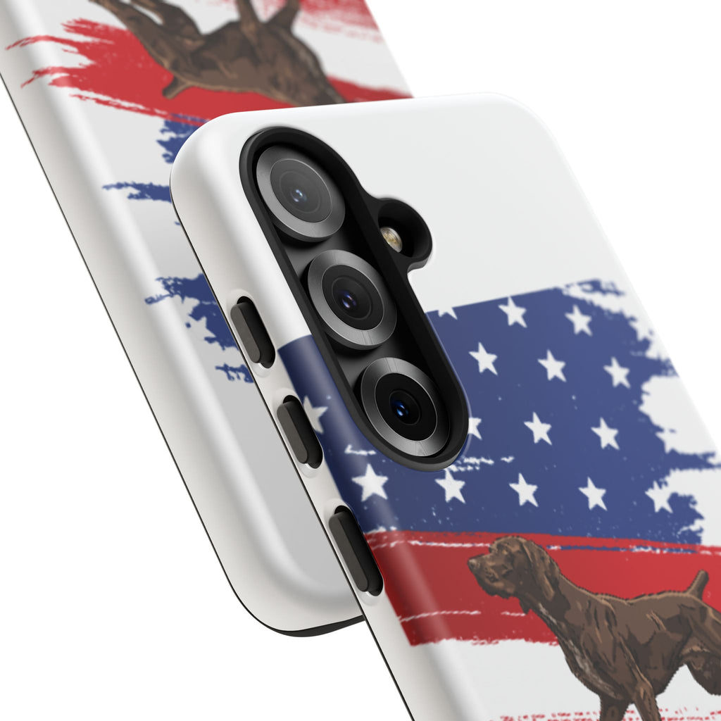 American Flag Pointer Dog phone case | Tough Cases