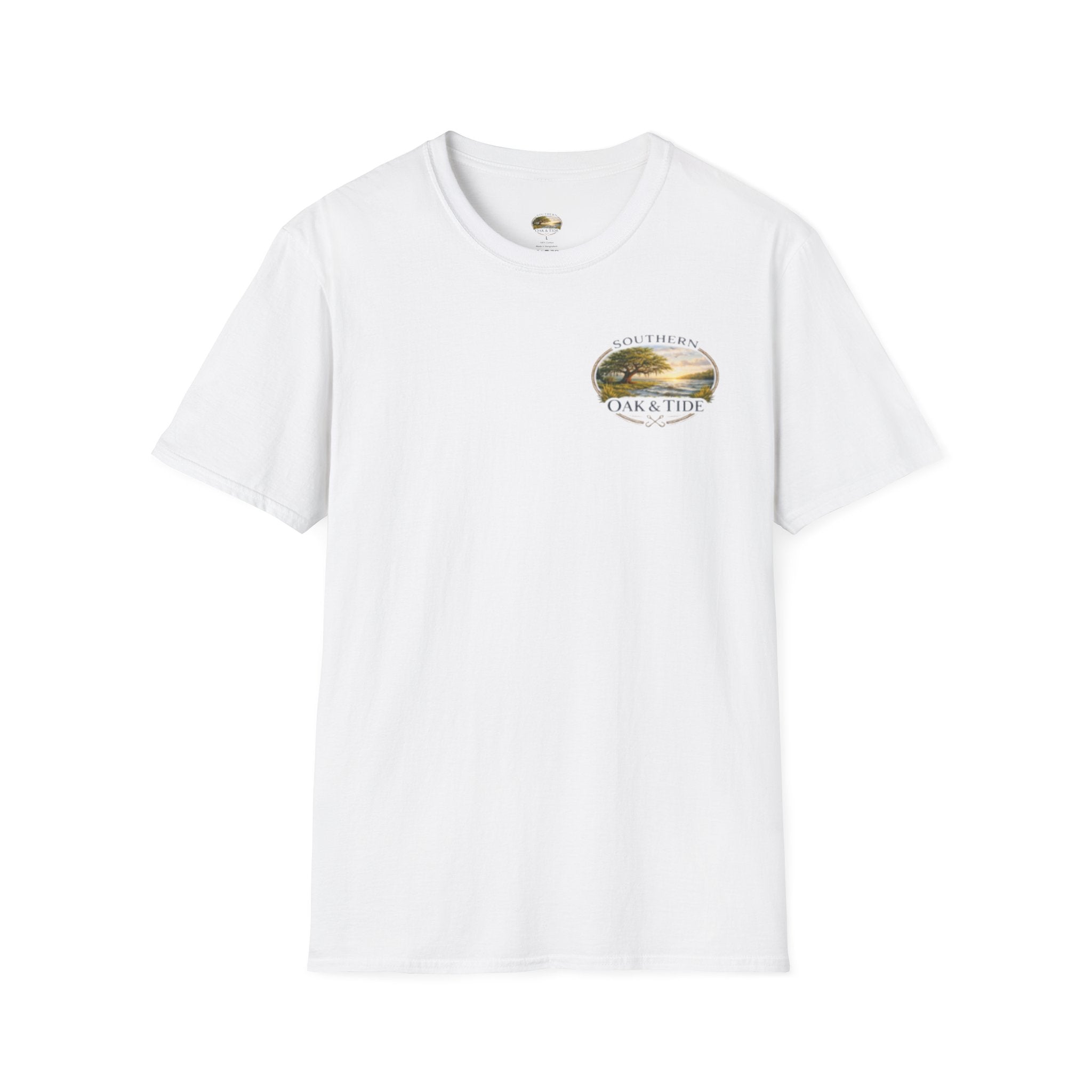 Southern Oak & Tide T-Shirt | Coastal Marsh Design, Logo Tee
