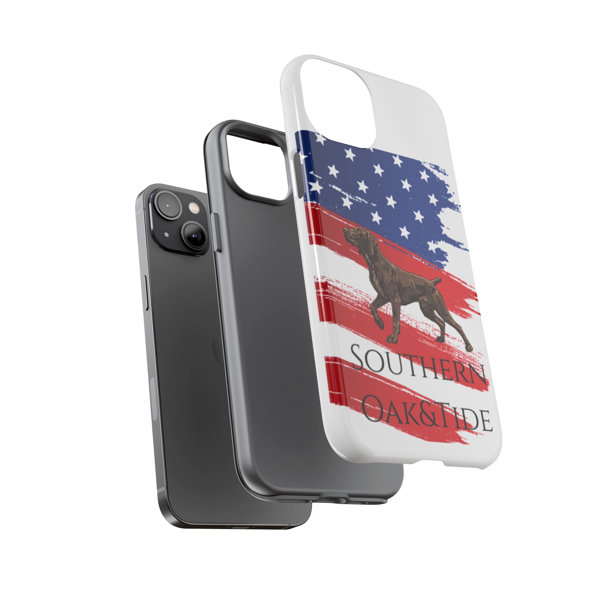 American Flag Pointer Dog phone case | Tough Cases