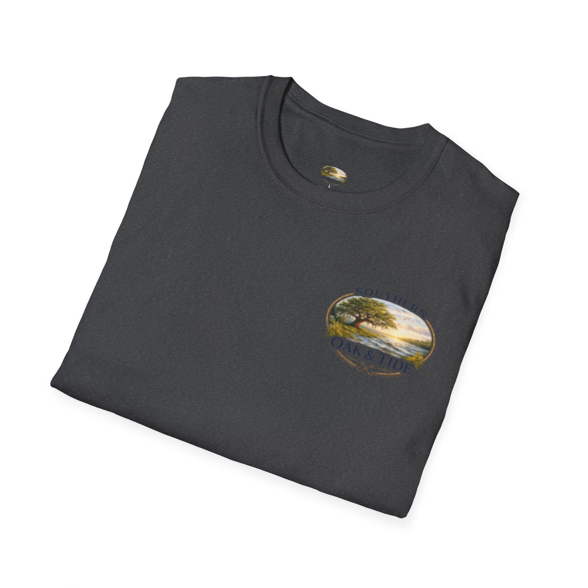 Southern Oak & Tide T-Shirt | Coastal Marsh Design, Logo Tee
