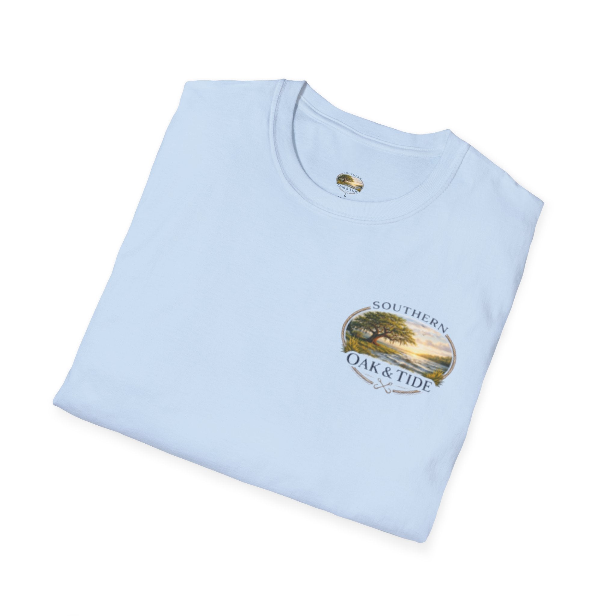Southern Oak & Tide T-Shirt | Coastal Marsh Design, Logo Tee