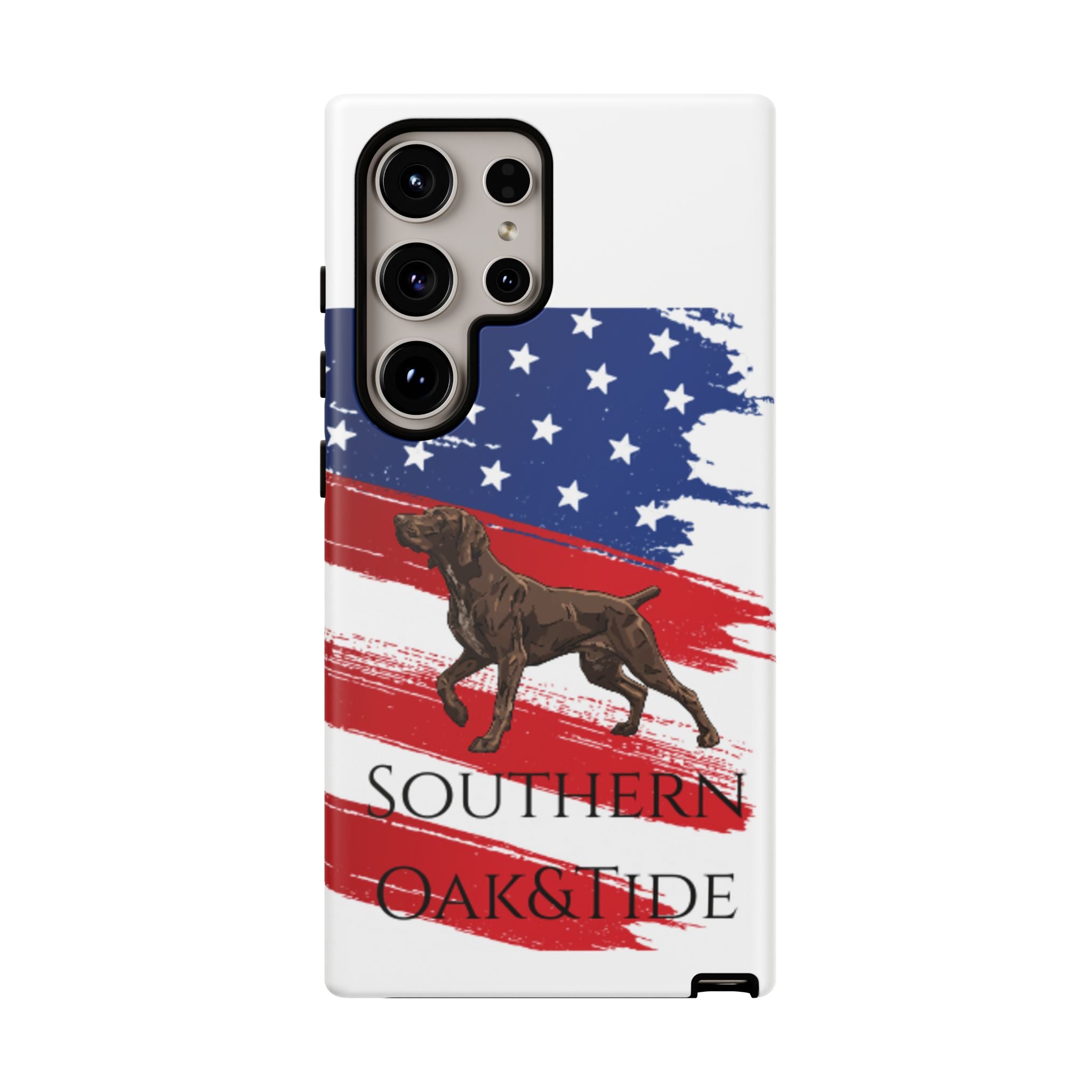 American Flag Pointer Dog phone case | Tough Cases