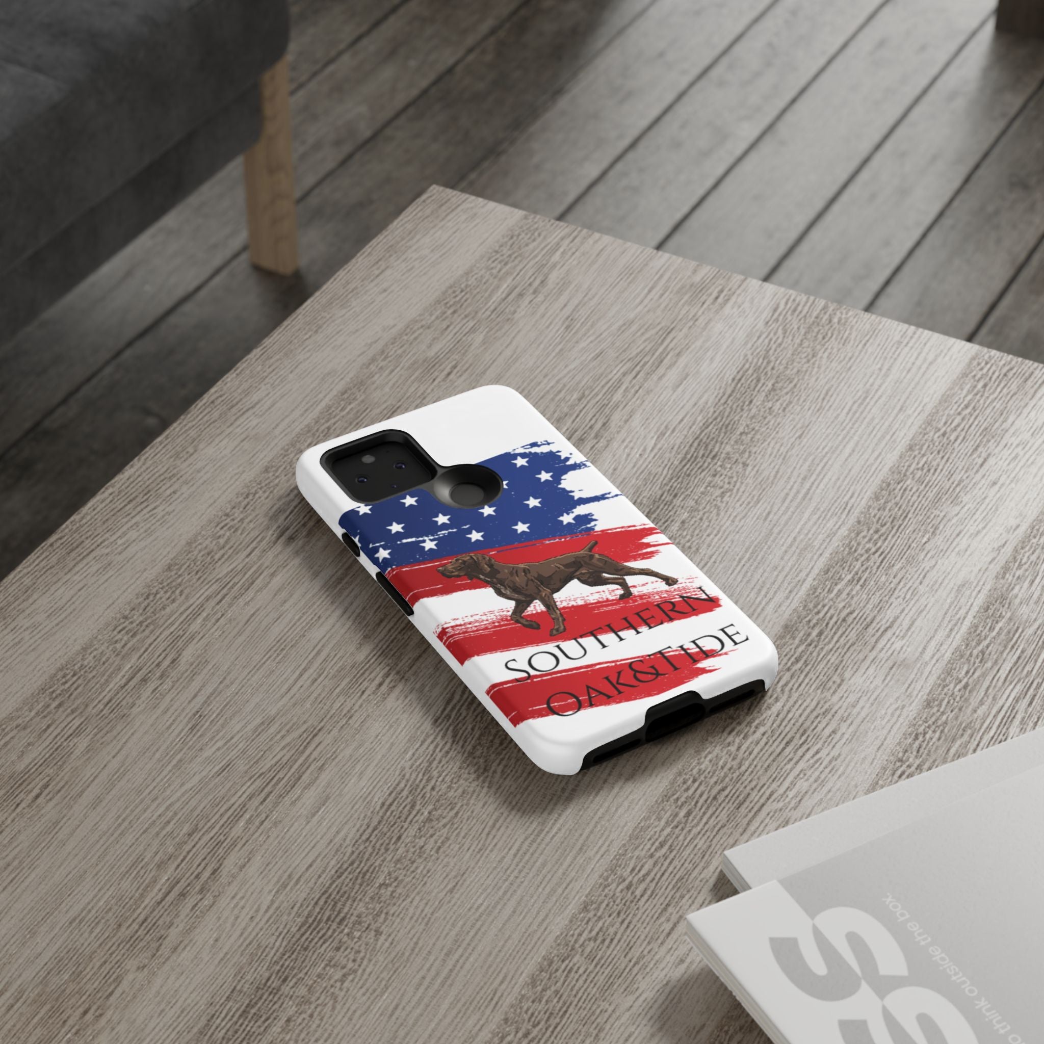 American Flag Pointer Dog phone case | Tough Cases