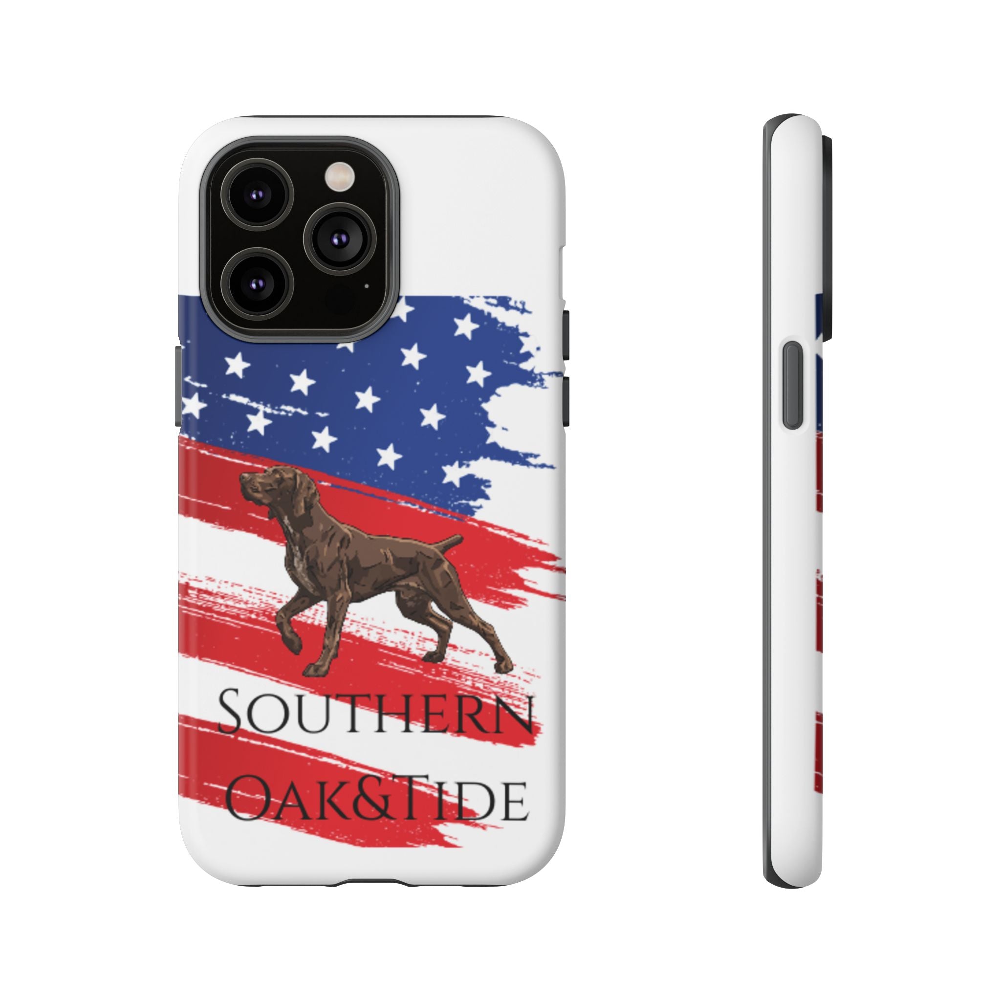 American Flag Pointer Dog phone case | Tough Cases
