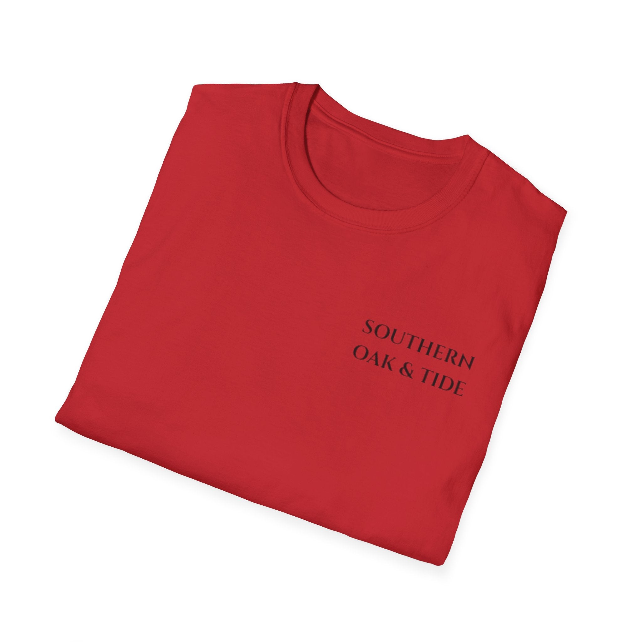 Patriotic Hunting Dog T-Shirt – “Southern Oak & Tide” USA Flag Tee