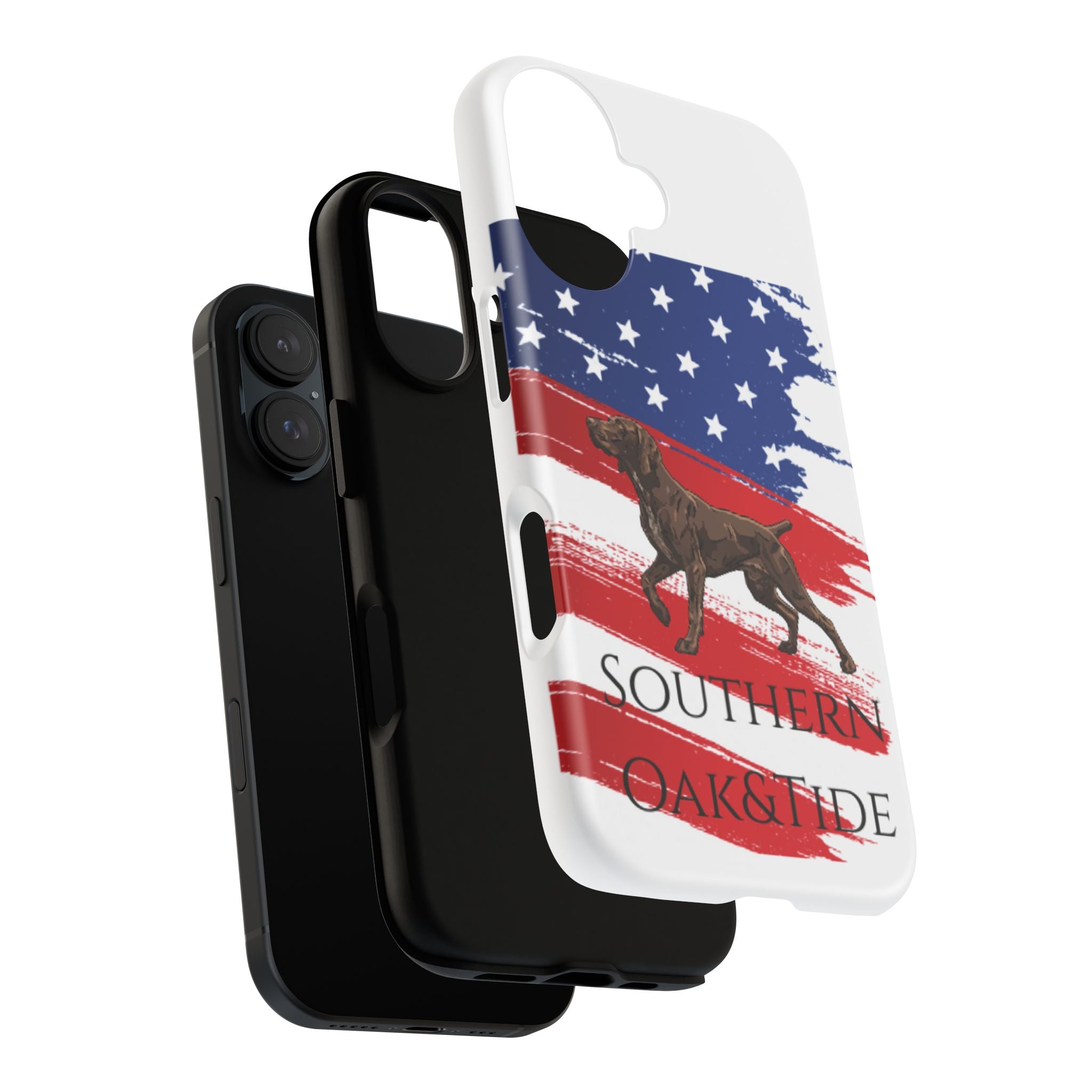 American Flag Pointer Dog phone case | Tough Cases