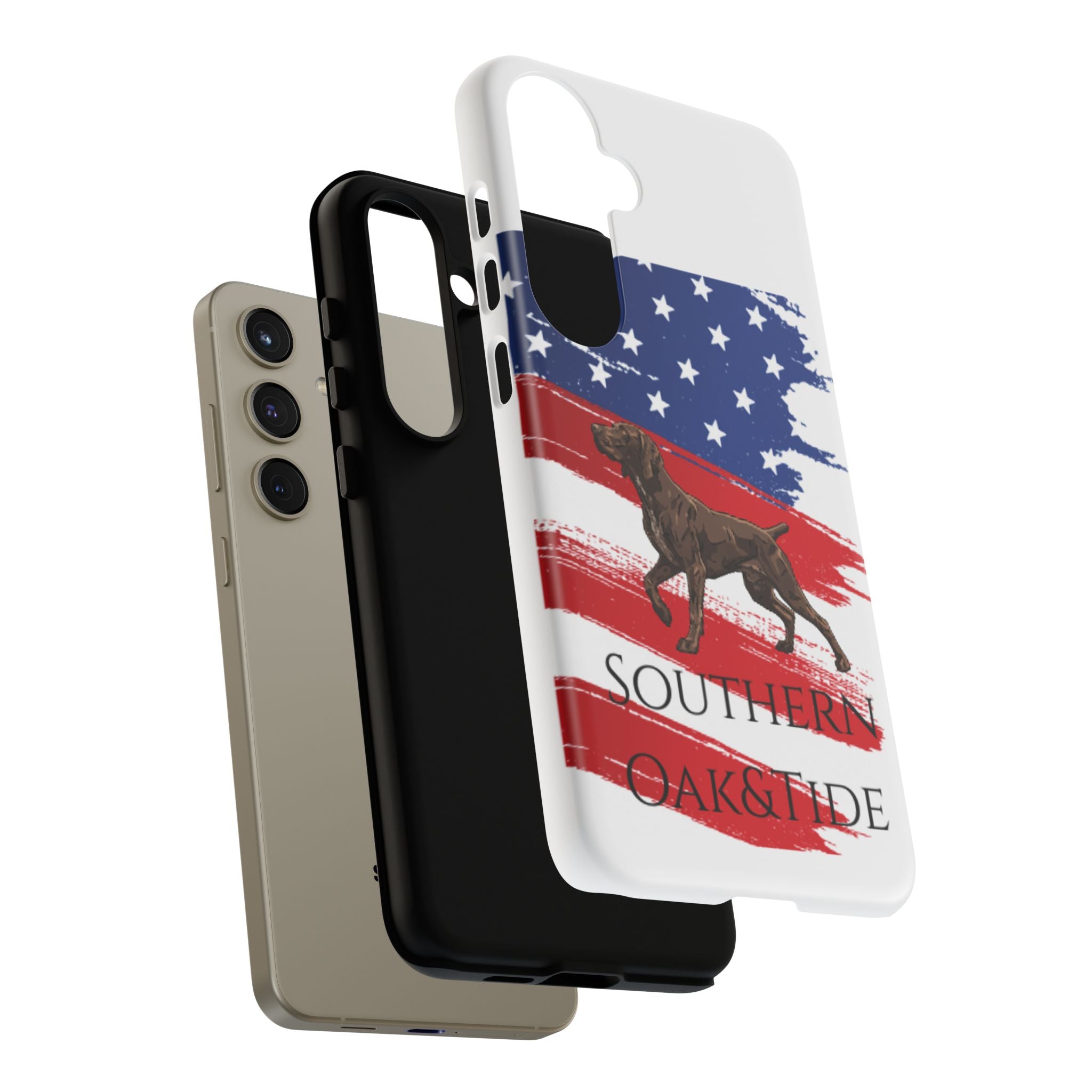 American Flag Pointer Dog phone case | Tough Cases