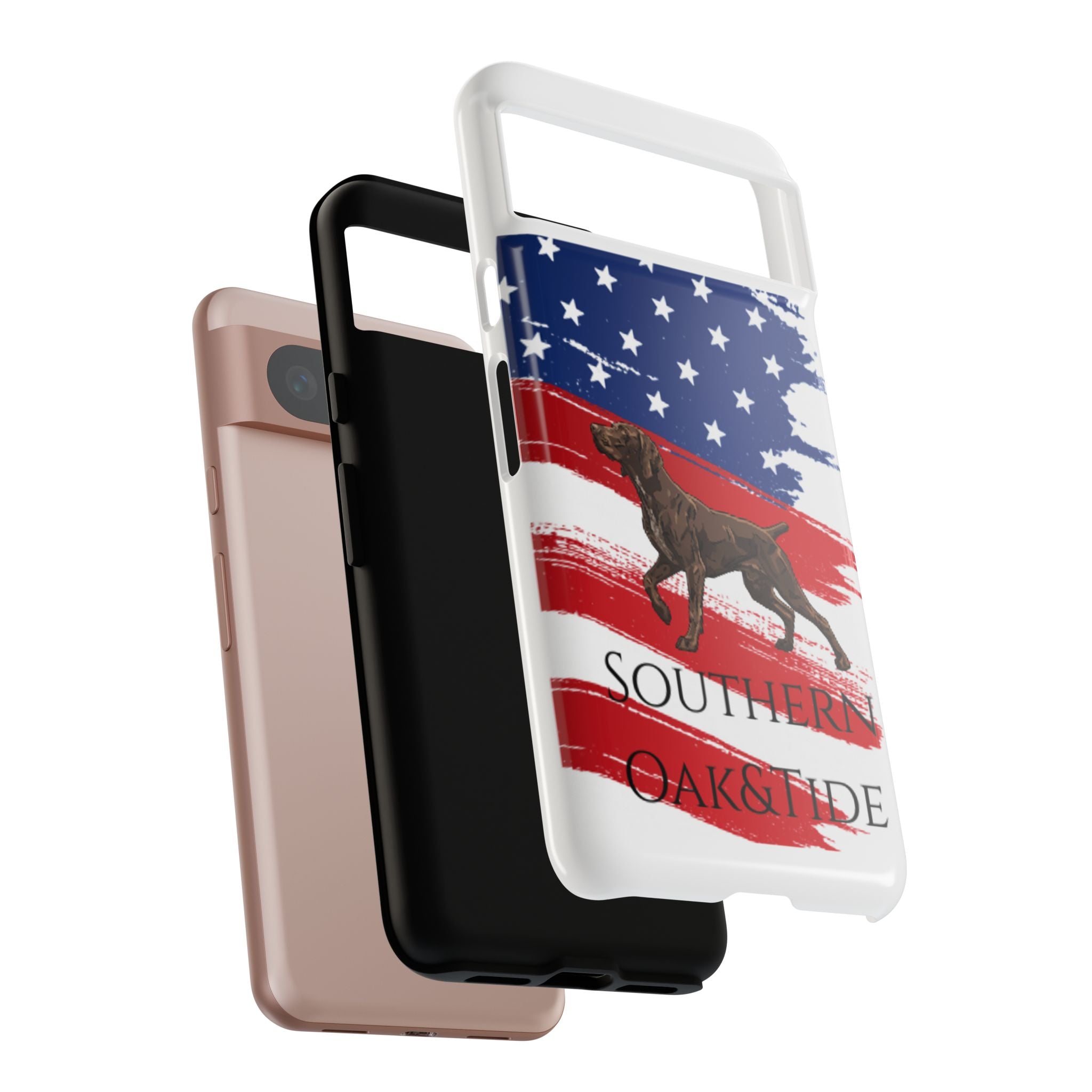 American Flag Pointer Dog phone case | Tough Cases