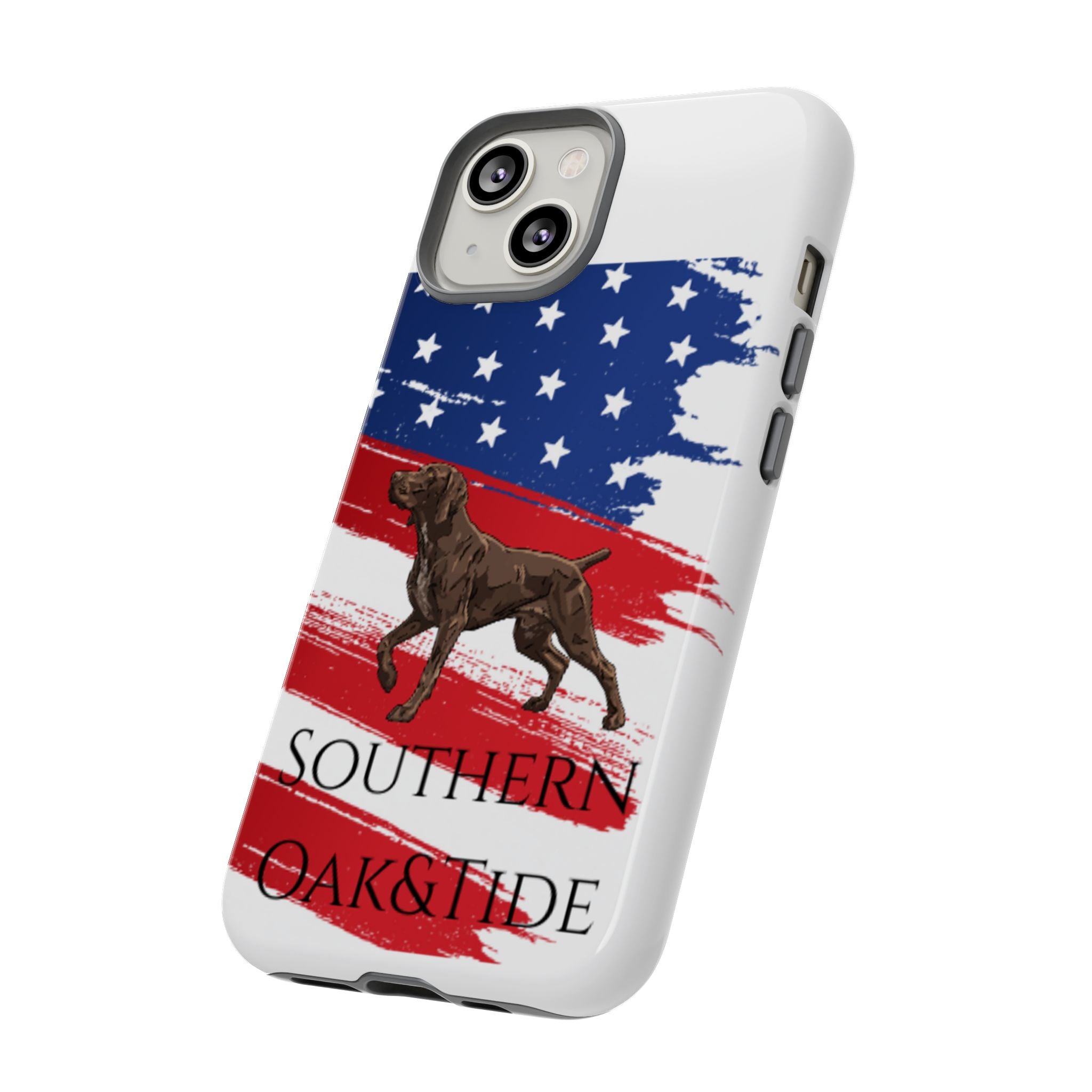 American Flag Pointer Dog phone case | Tough Cases