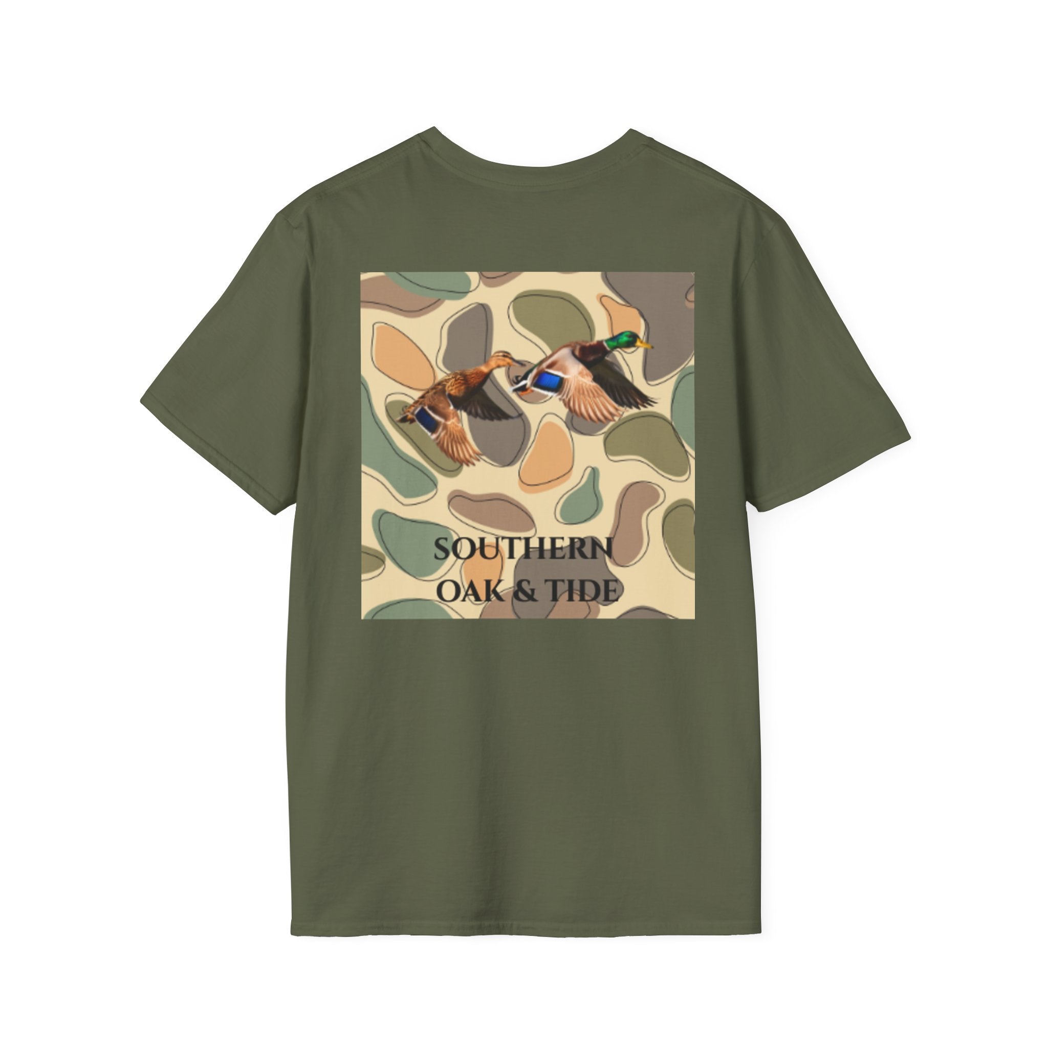 Southern Oak & Tide Duck Camouflage T-Shirt | Mallard Design