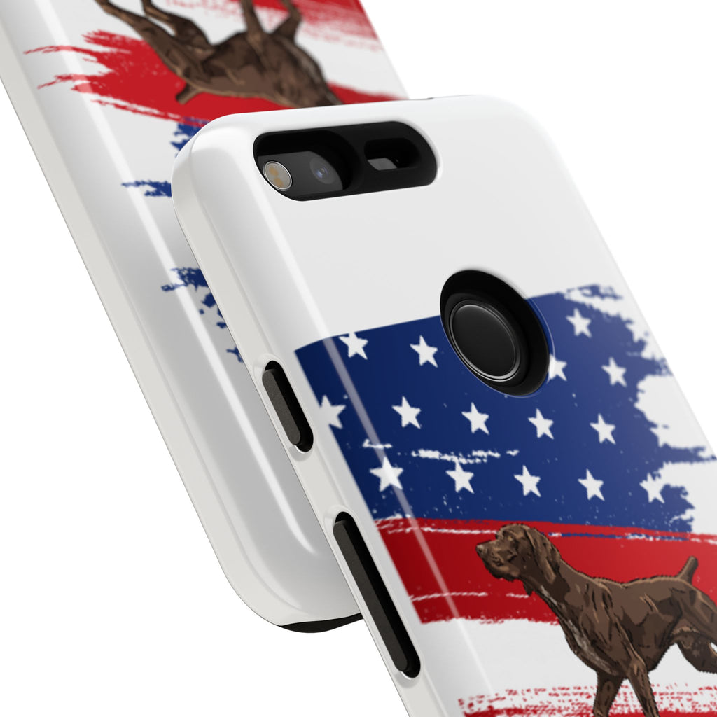 American Flag Pointer Dog phone case | Tough Cases