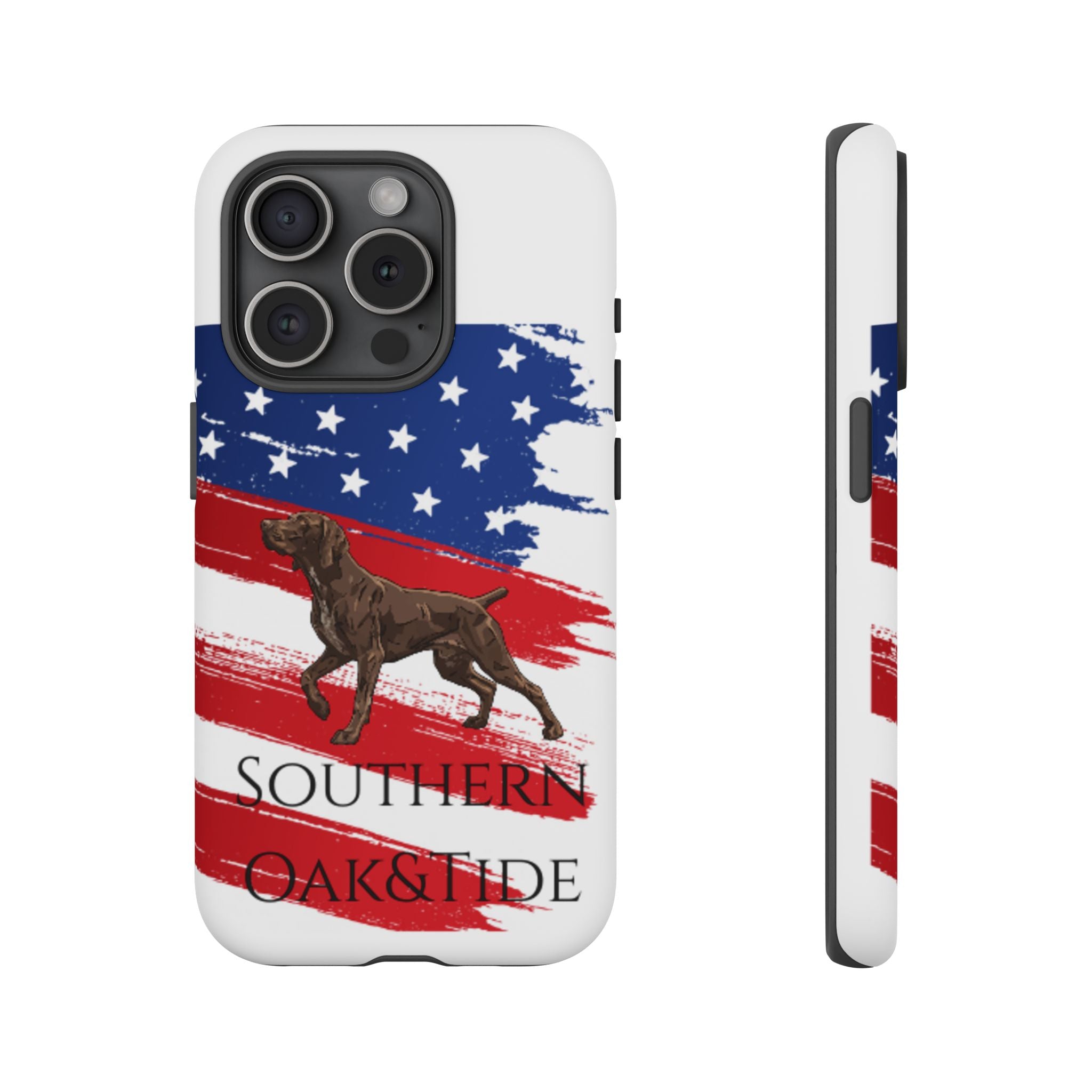 American Flag Pointer Dog phone case | Tough Cases