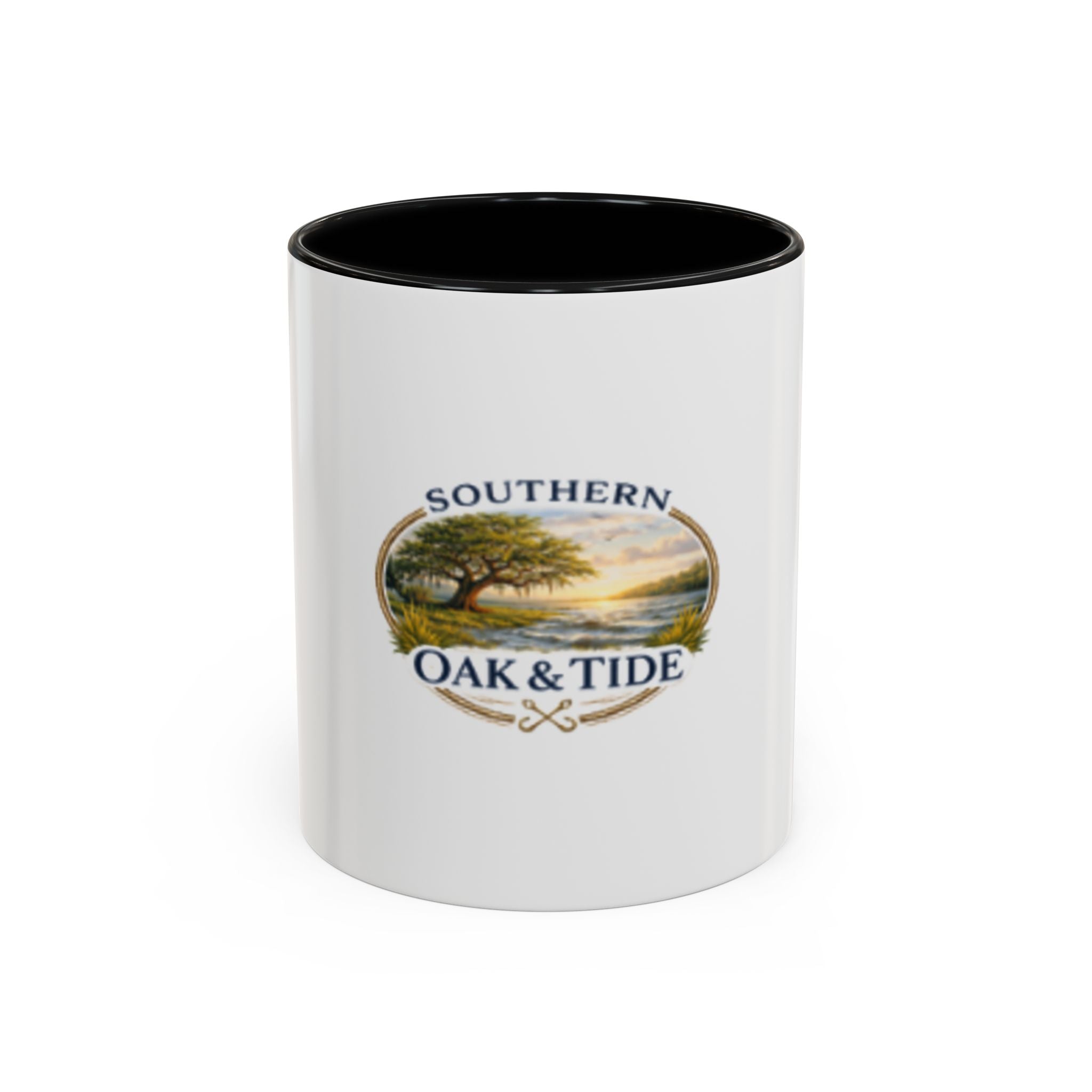 Southern Oak & Tide Mug | Coastal Oak Tree Scenic Coffee Cup