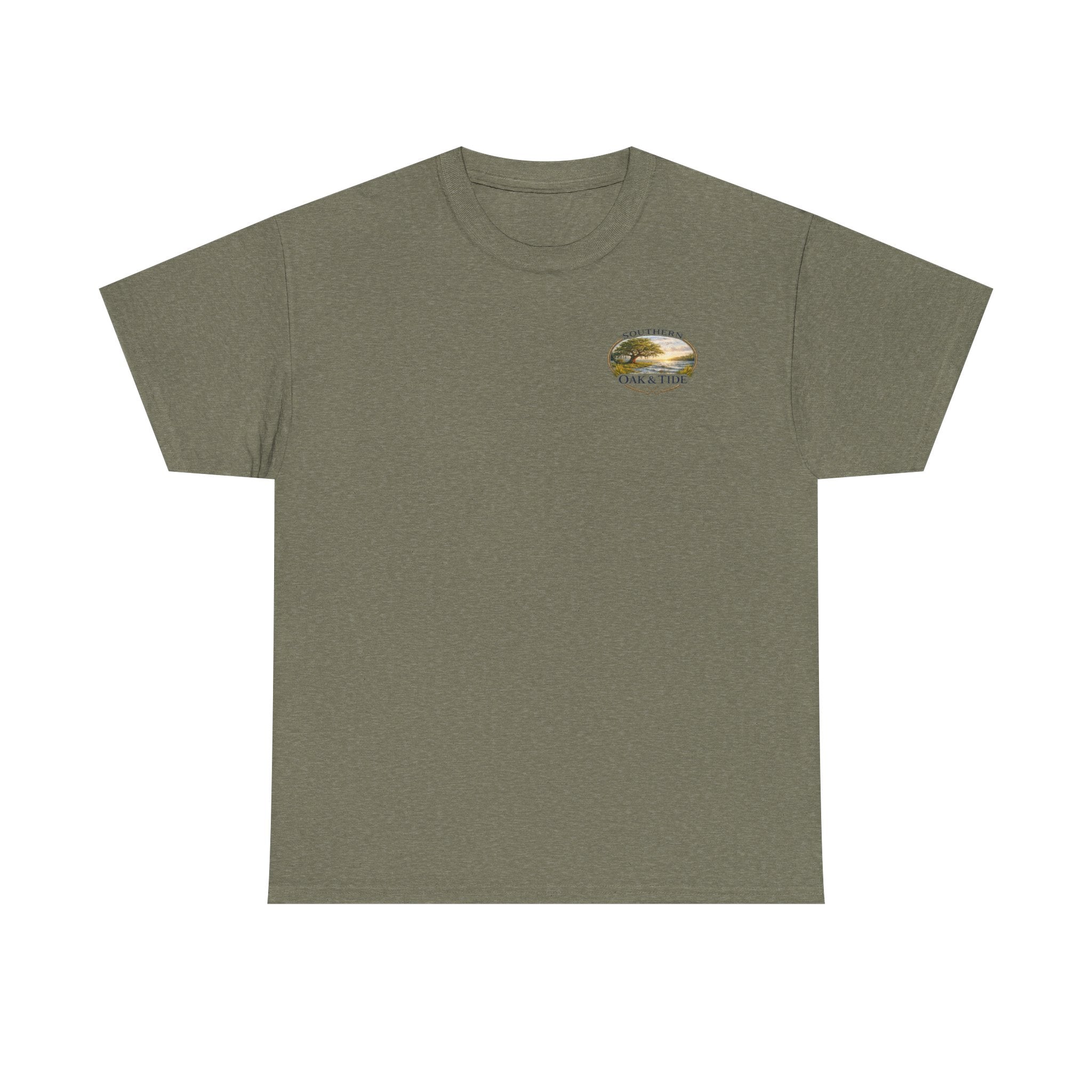 Unisex Heavy Cotton Tee (dog & ducks)