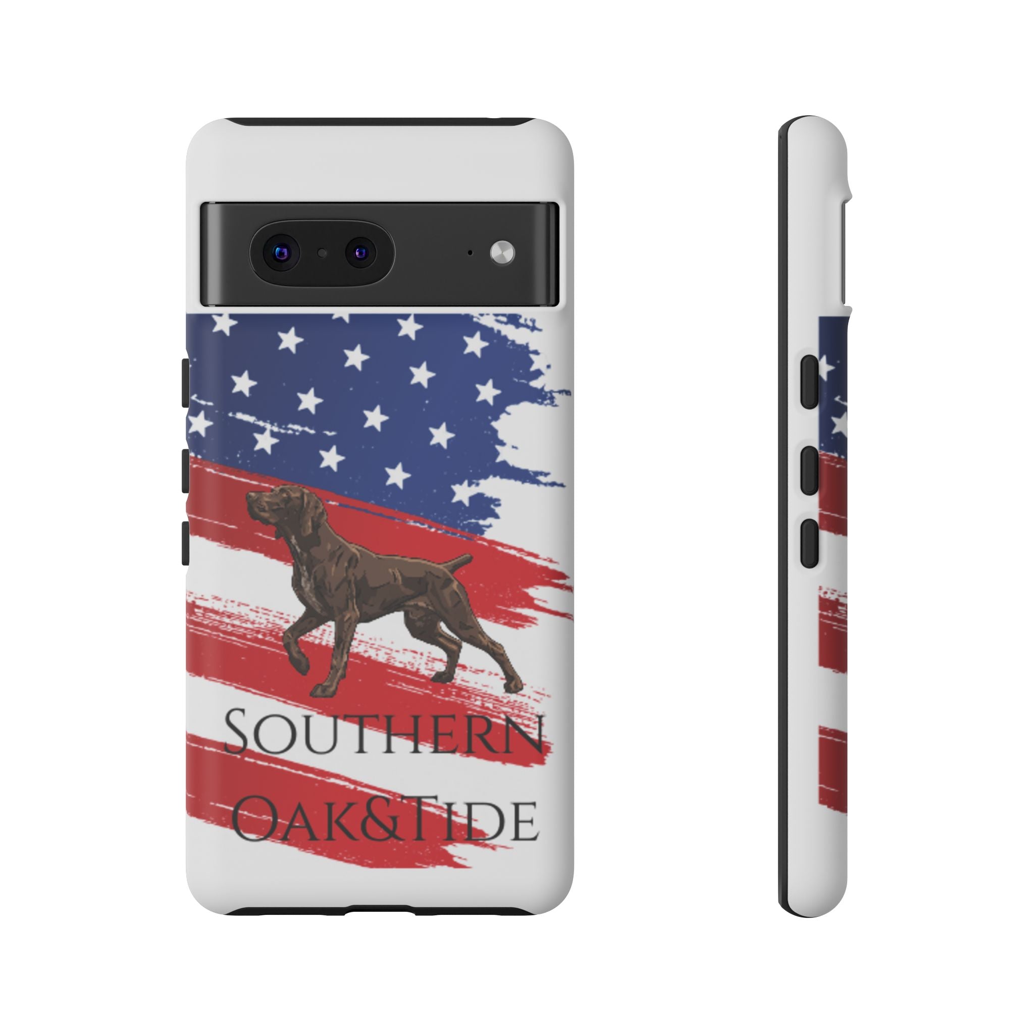 American Flag Pointer Dog phone case | Tough Cases