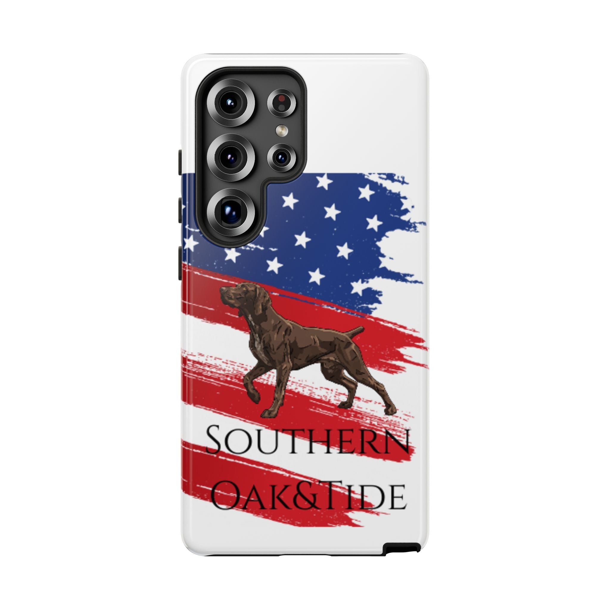 American Flag Pointer Dog phone case | Tough Cases