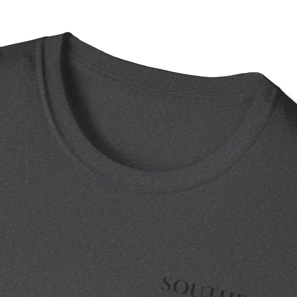Southern Oaktide Fishing Tee — Sunset Boat Graphic T-Shirt